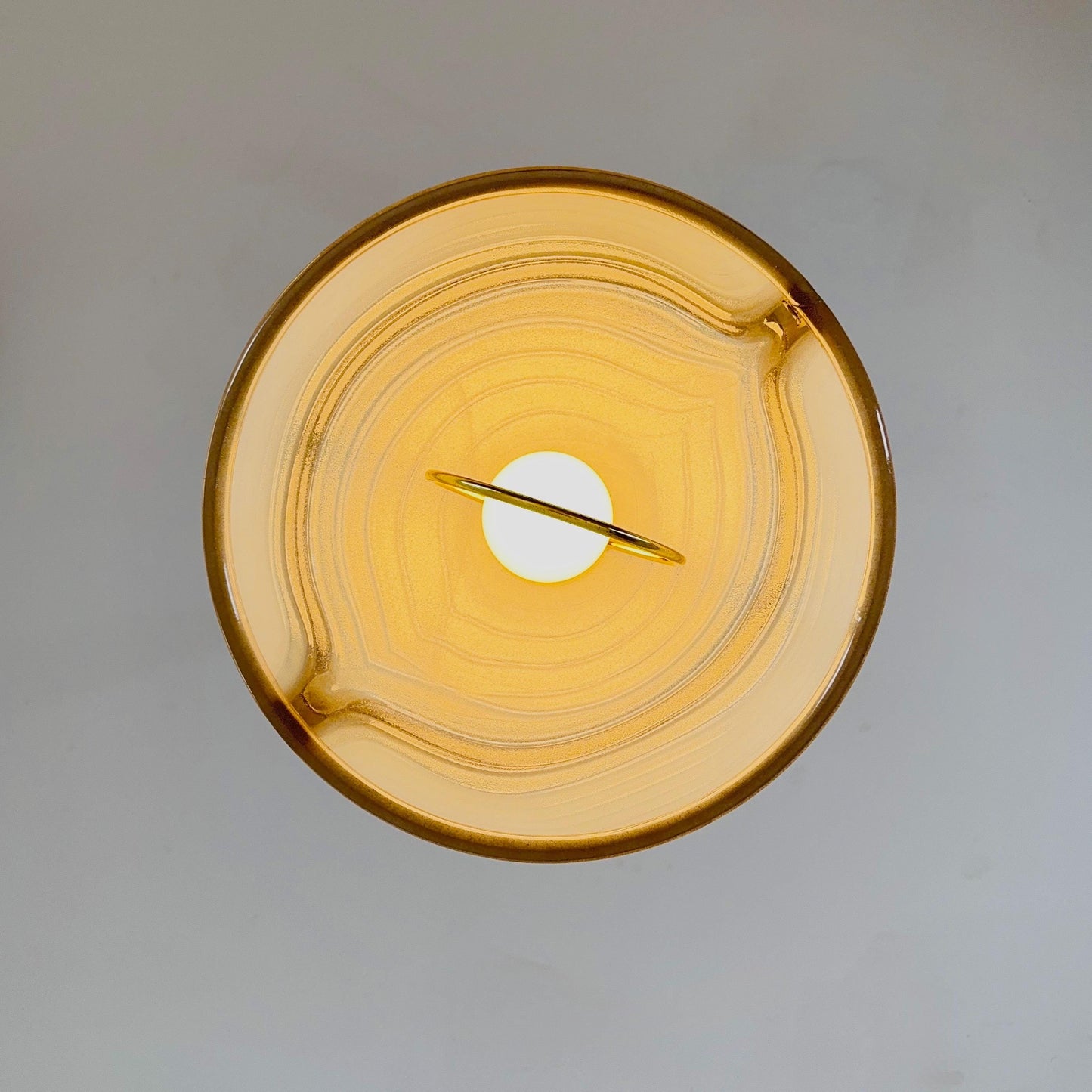Mid century acrylic lucite pendant lamp by Cosack Leuchten, 1970s Germany