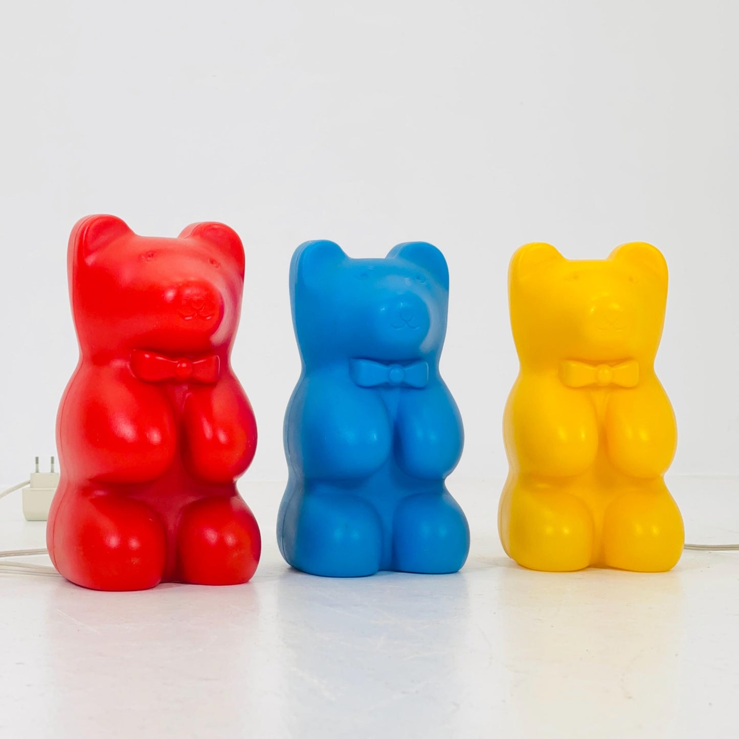Mid century Space age Teddy Bear Table Lamp by Heico 1970s Germany