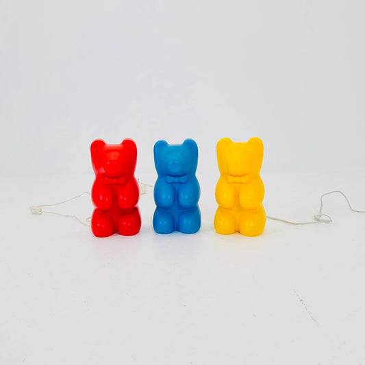 Mid century Space age Teddy Bear Table Lamp by Heico 1970s Germany