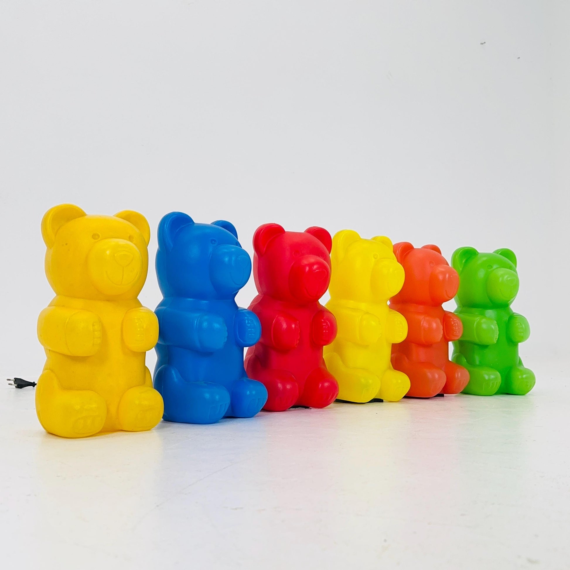 Mid century Space age Teddy Bear Table Lamp by Messow 1970s Germany