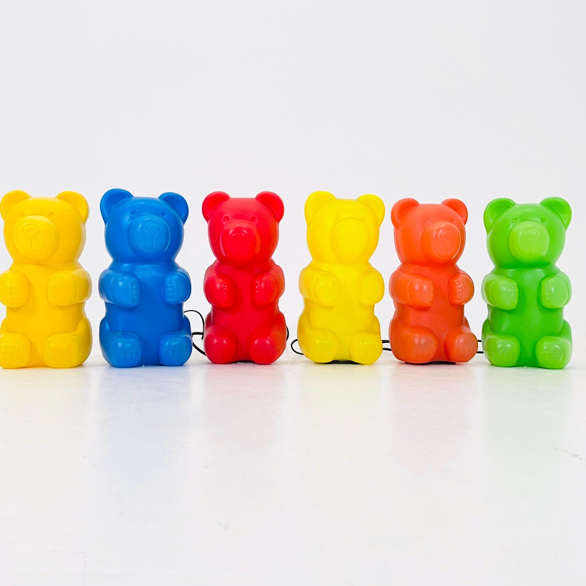 Mid century Space age Teddy Bear Table Lamp by Messow 1970s Germany