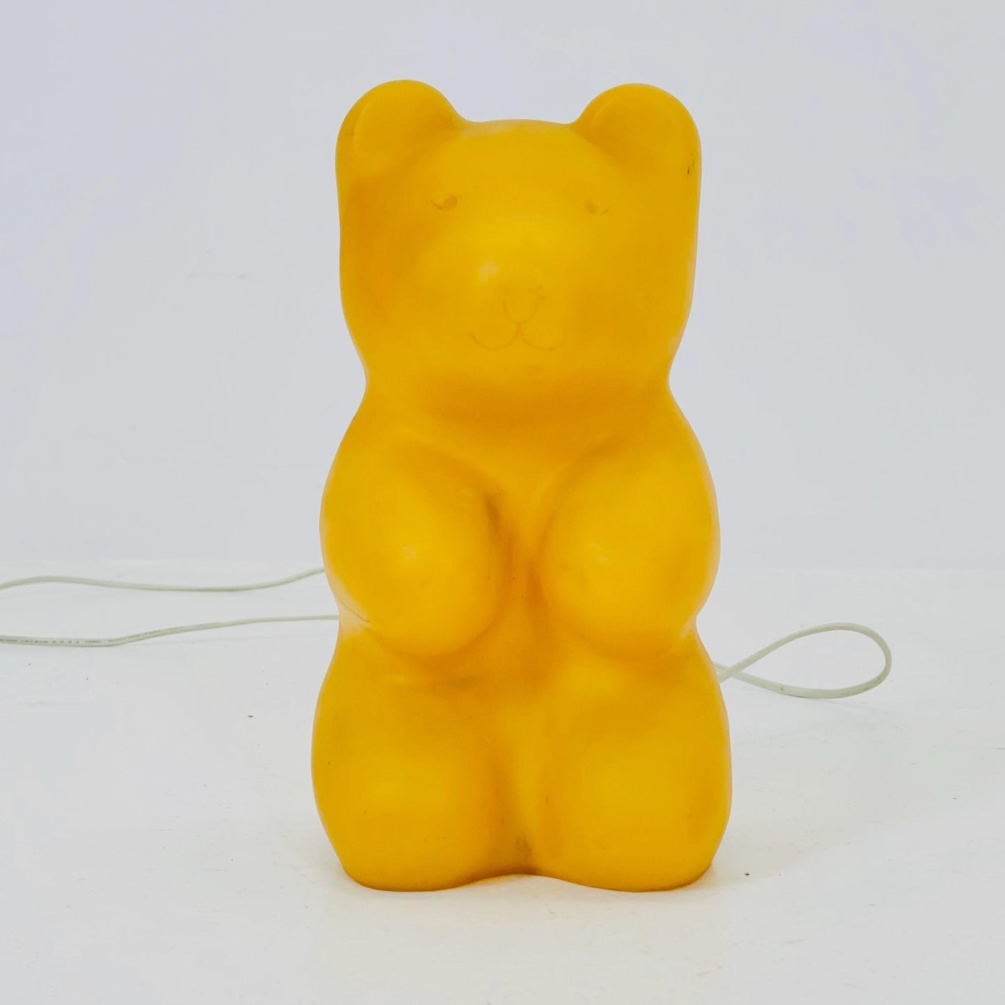 Space age retro teddy bear table lamp by Heico Germany 1980s
