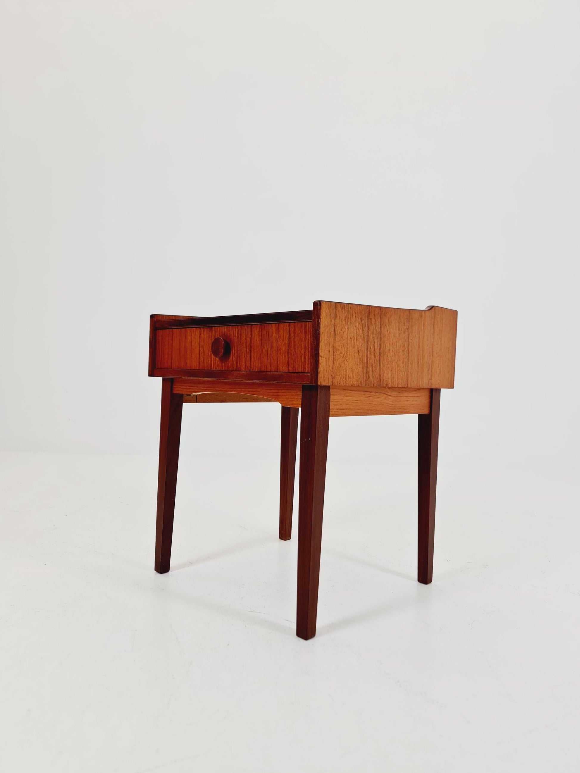 Danish MidCentury teak nightstand / bedside tables, 1960s