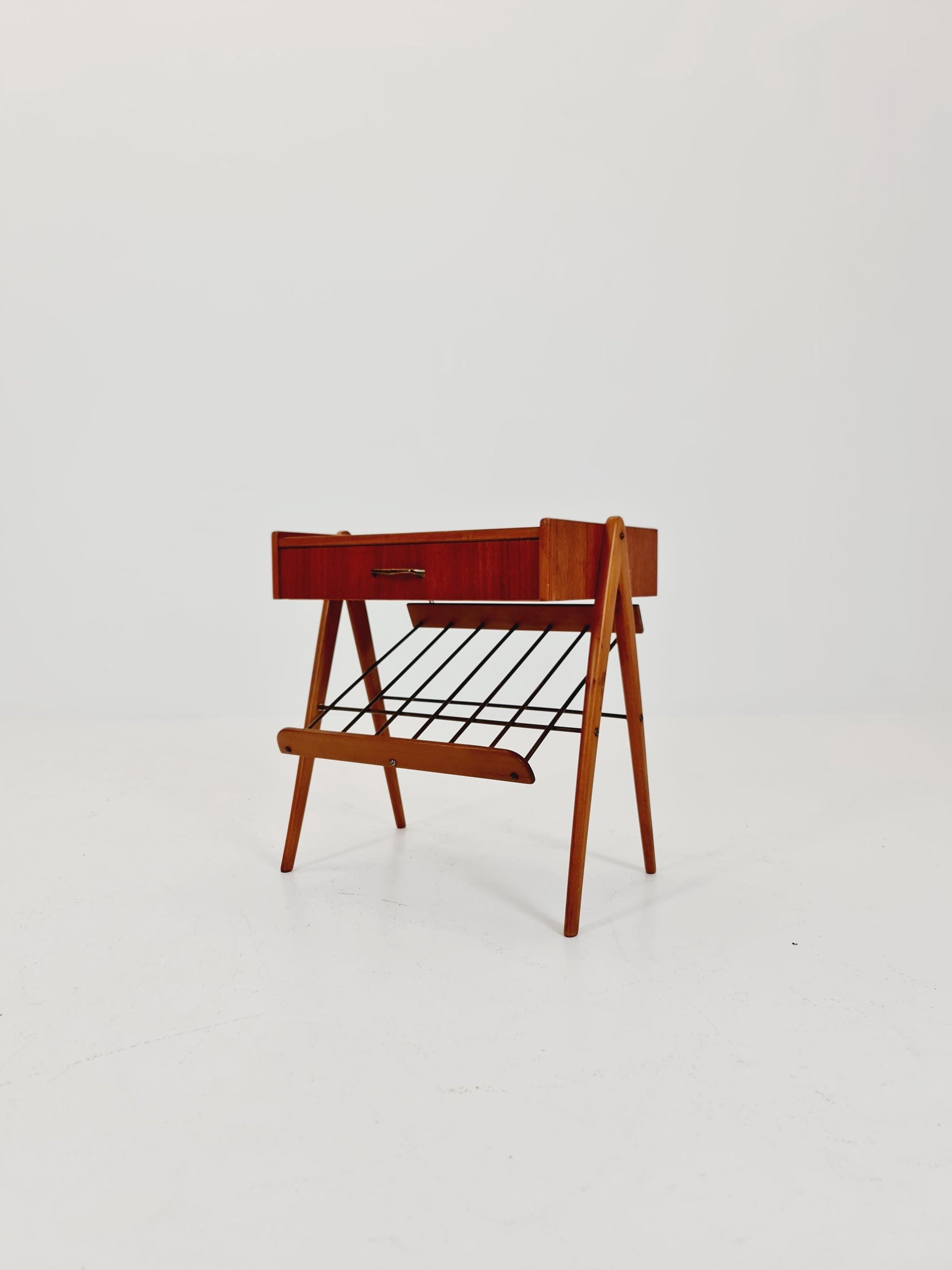 Midcentury Danish teak vintage Side table/ Bedside table/ Night stand, 1960s