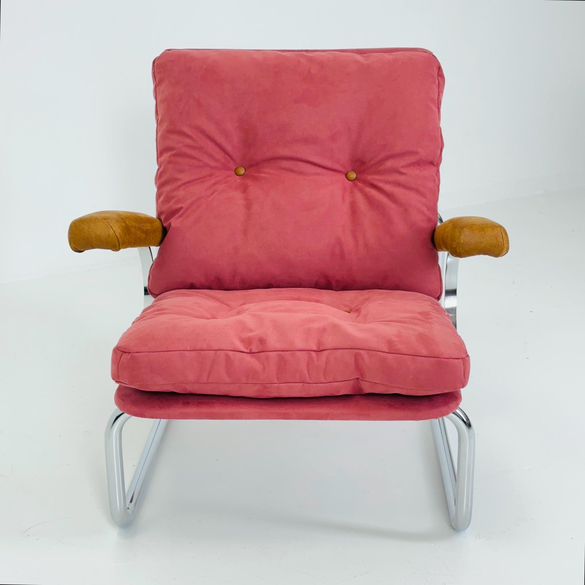 Mid century Bauhaus Lounge Armchair by Tacke Möbel, Germany, 1980s
