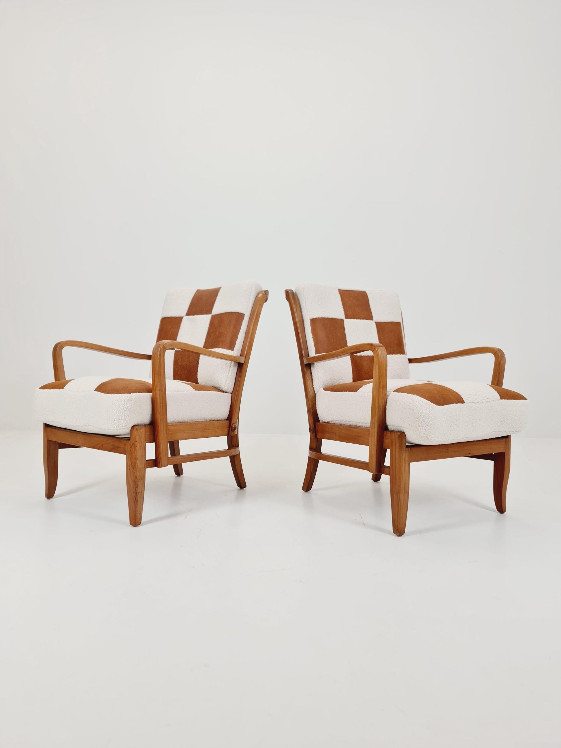 Rare Midcentury German Set of club lounge chair , 1950s