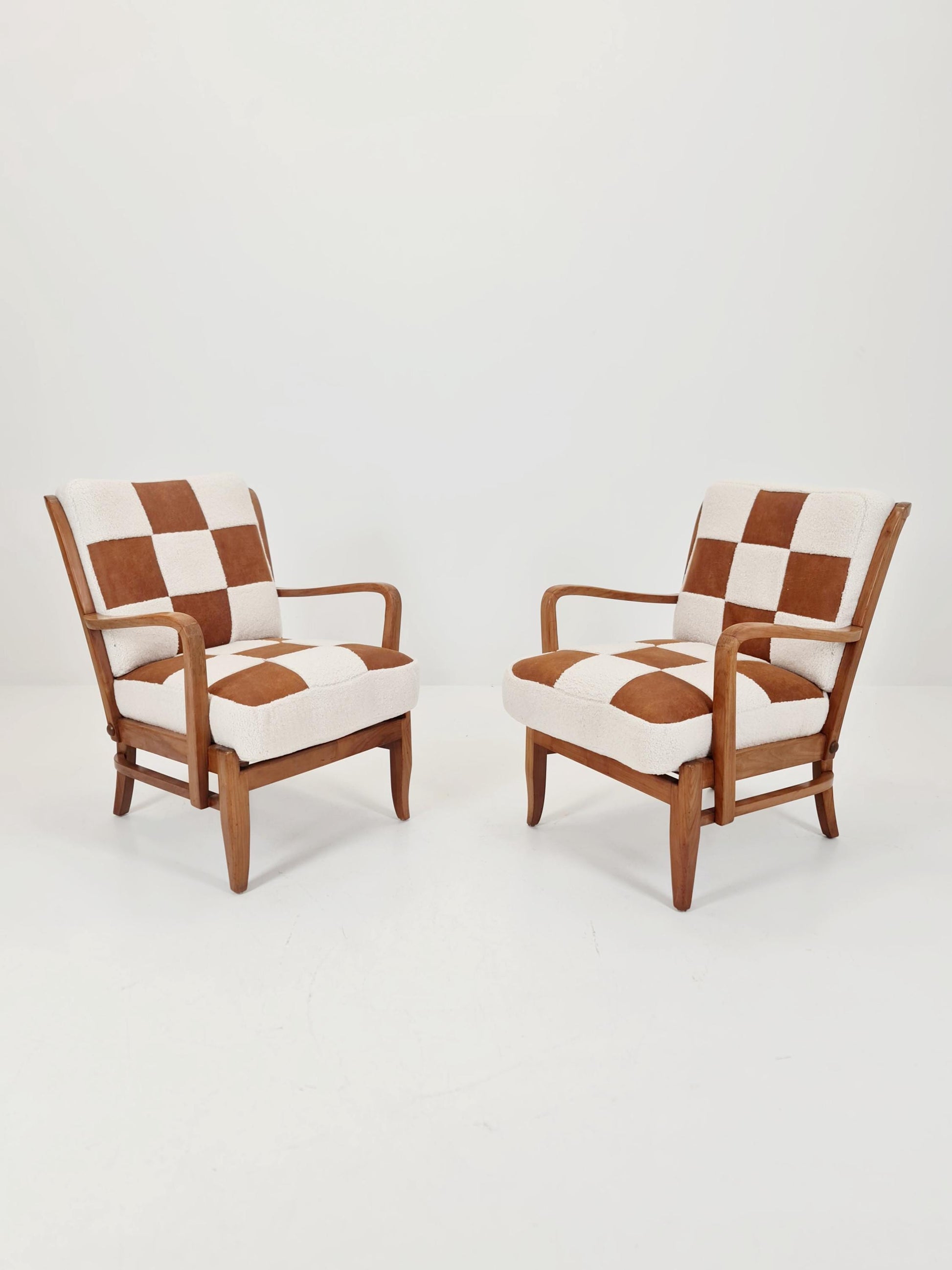 Rare Midcentury German Set of club lounge chair , 1950s