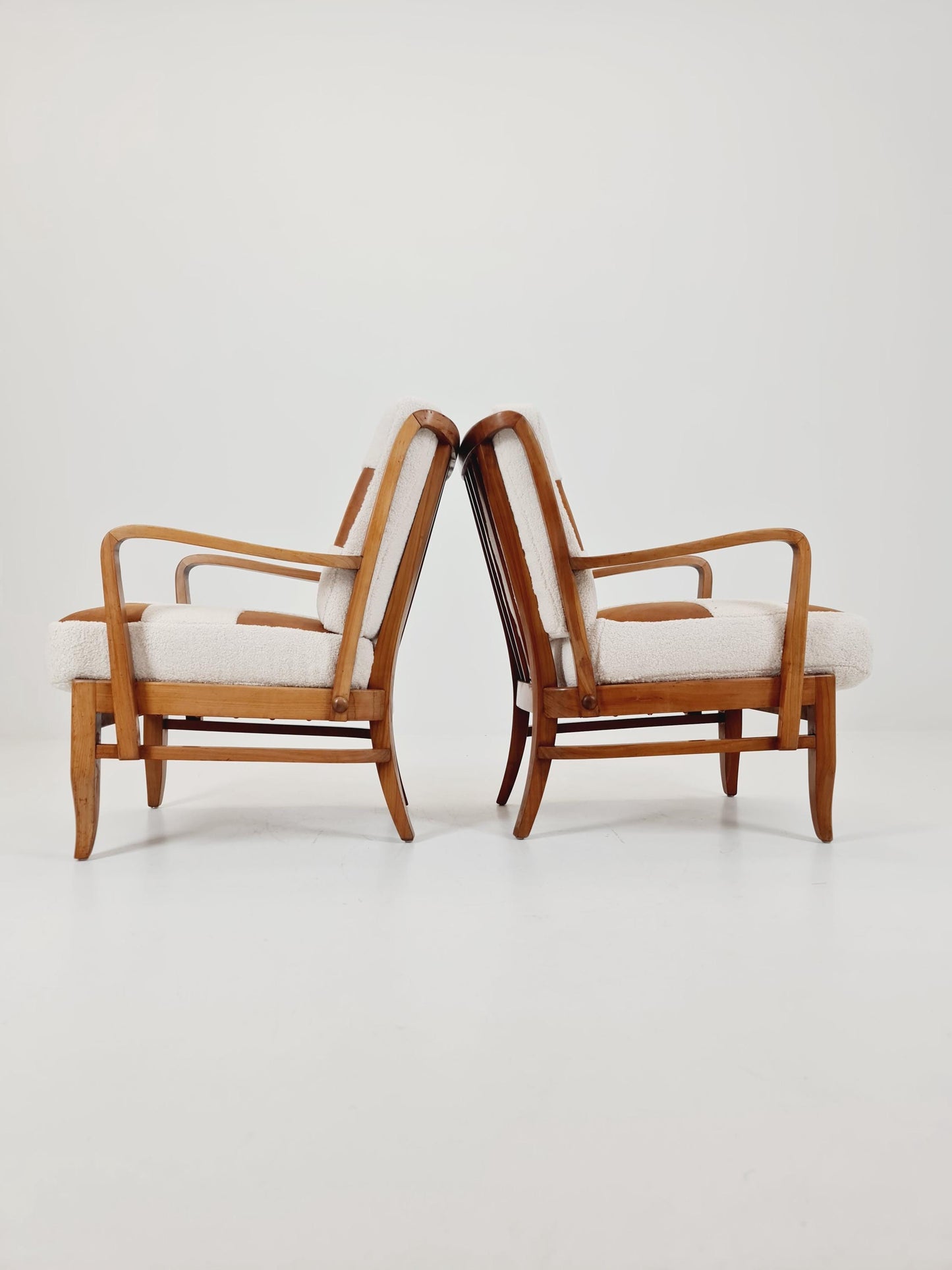 Rare Midcentury German Set of club lounge chair , 1950s