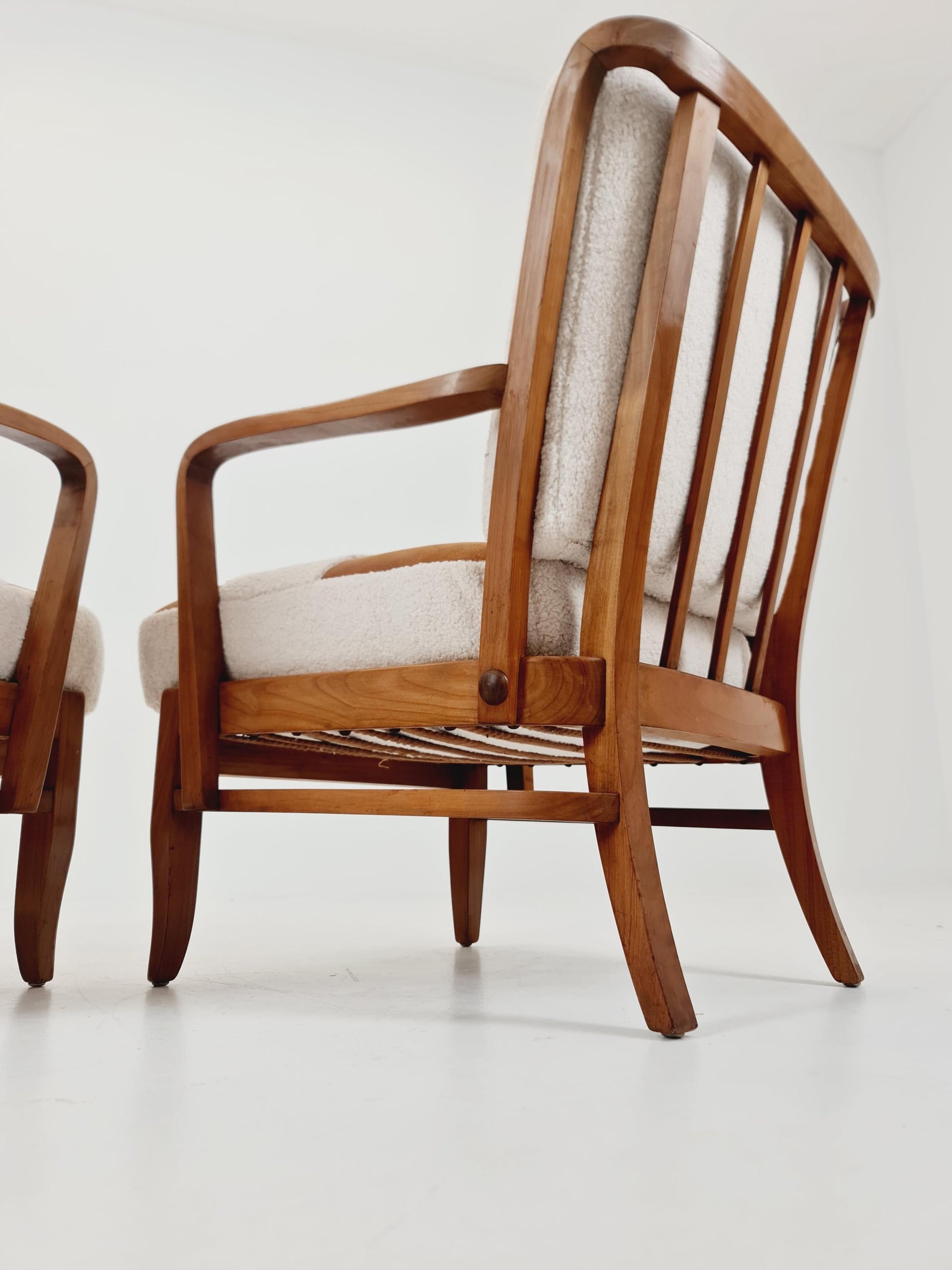 Rare Midcentury German Set of club lounge chair , 1950s