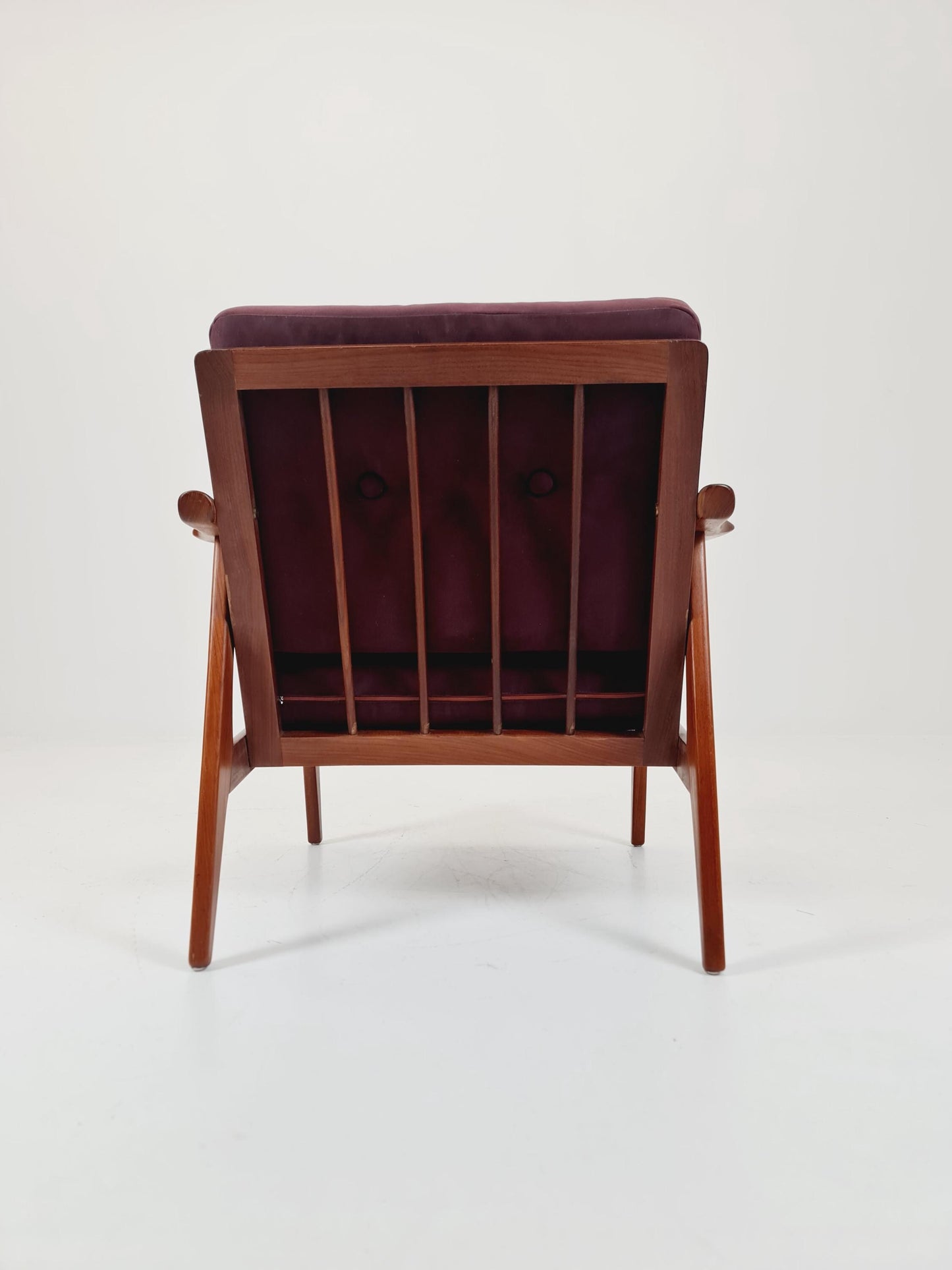 Rare Mid-century vintage Danish Teak Lounge chair, 1960s