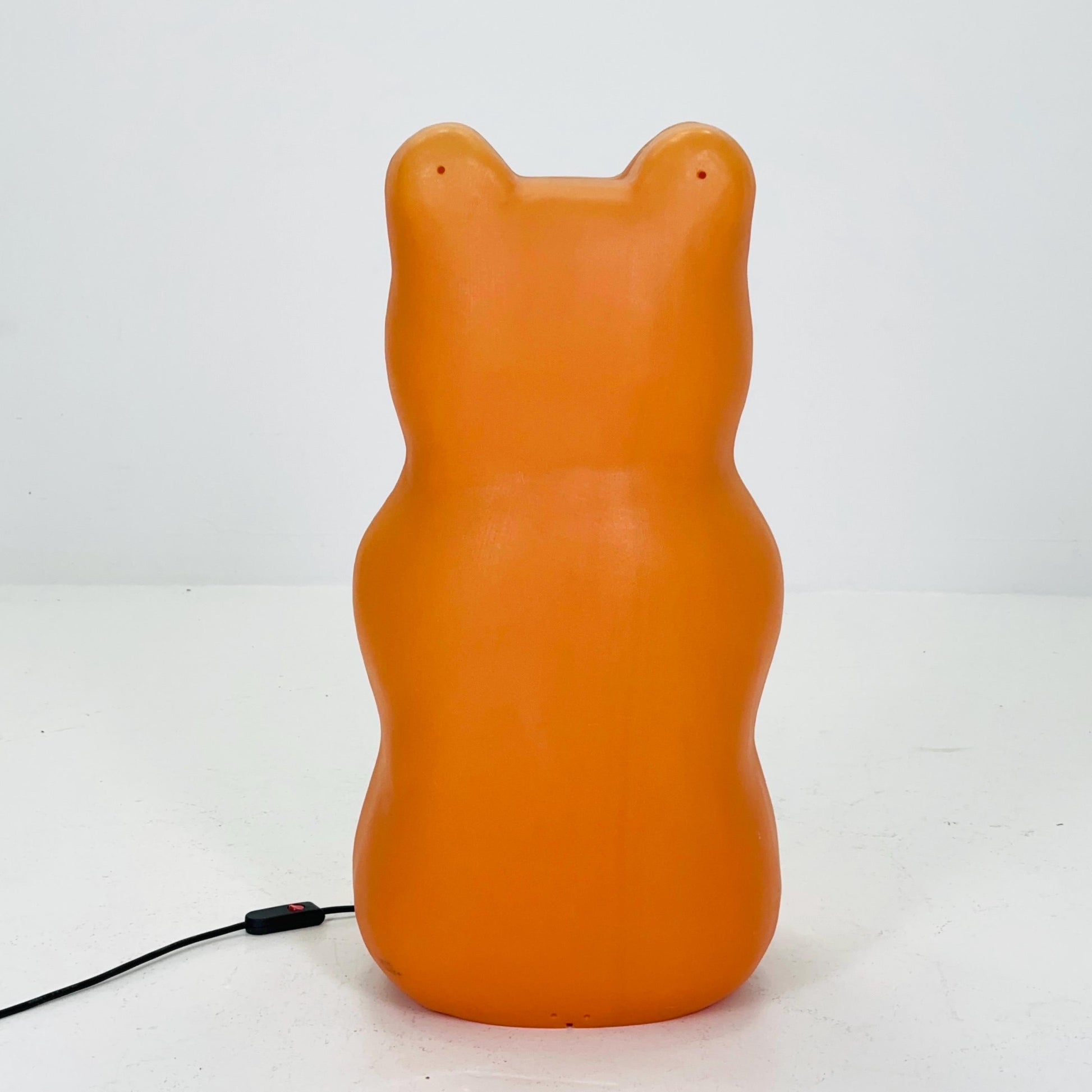 Retro large orange bear standing Lamp , by Heico 1980s Germany