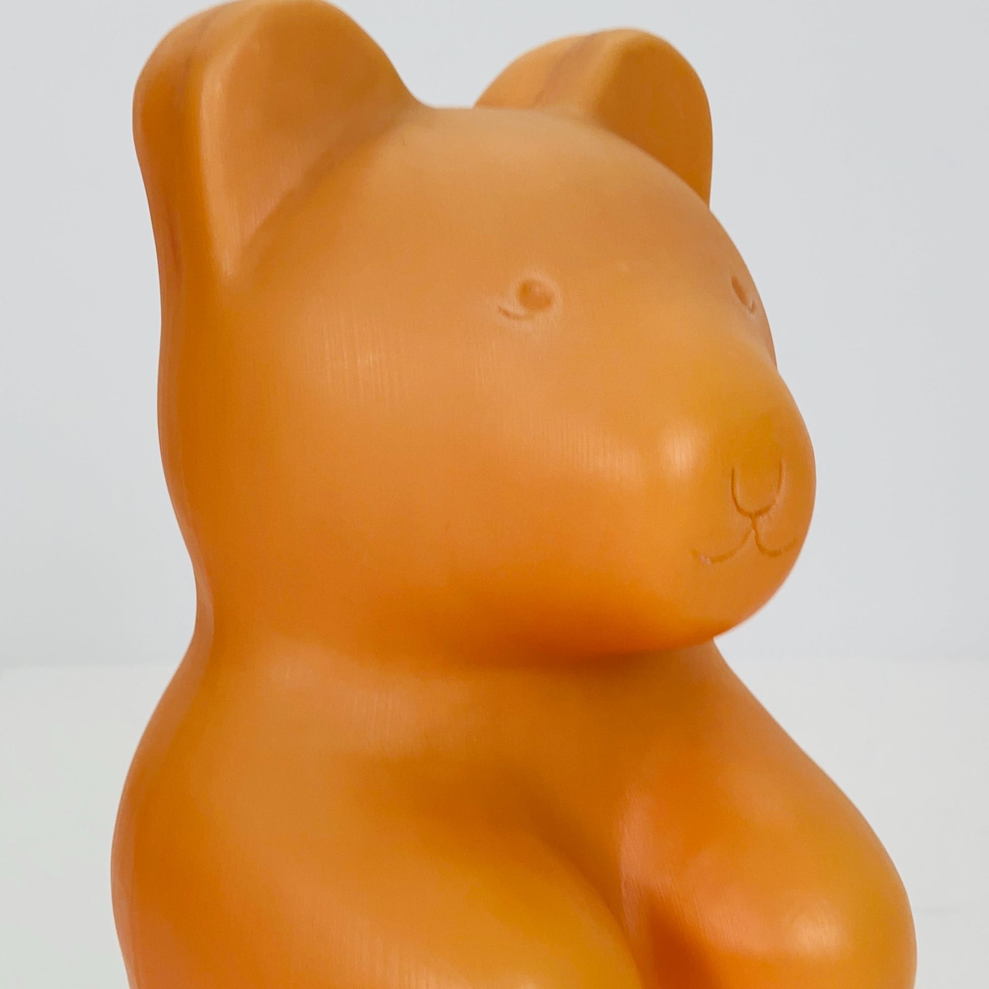 Retro large orange bear standing Lamp , by Heico 1980s Germany