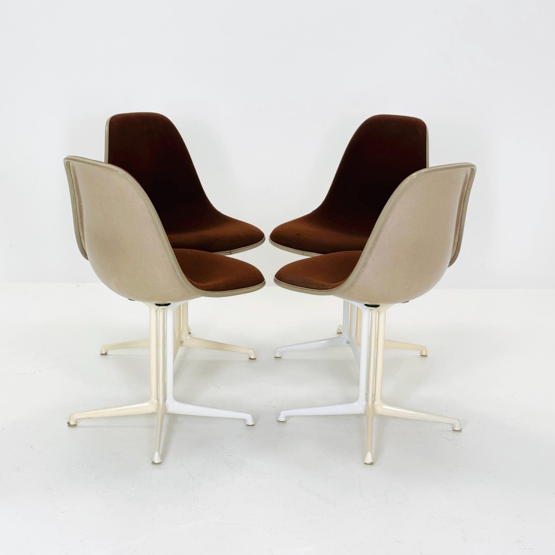 Set of 4 Mid Century ‘La Fonda’ Chairs by Charles & Ray Eames for Herman Miller, 1960s USA