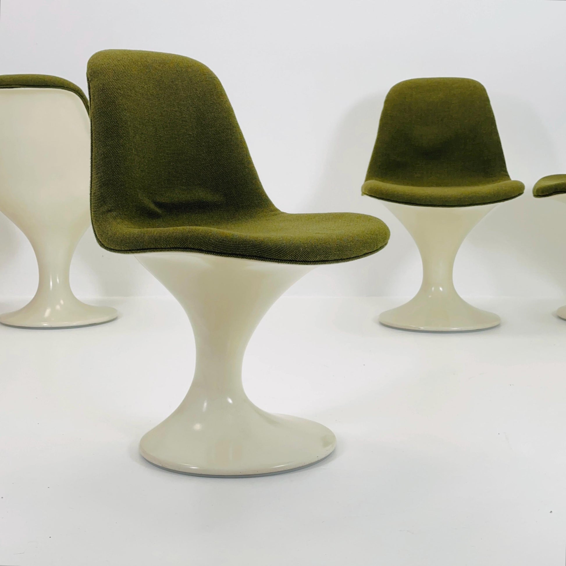 Rare Set of 6 “Orbit” Dining Chairs by Markus Farner & Walter Grunder for Herman Miller / Vitra Germany 1960s,
