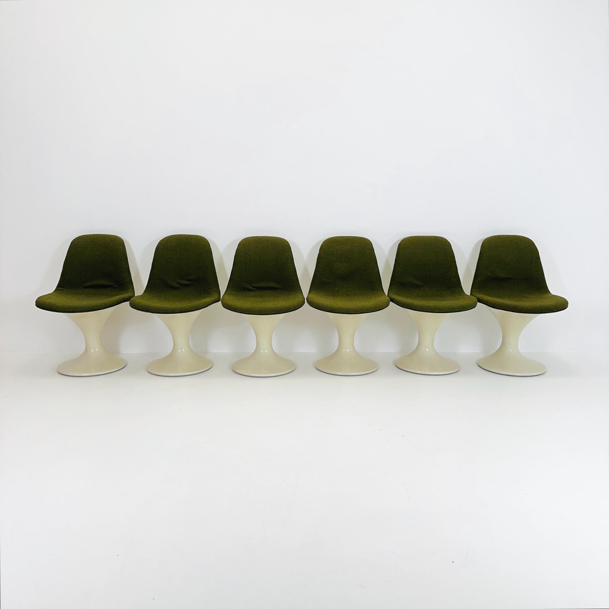 Rare Set of 6 “Orbit” Dining Chairs by Markus Farner & Walter Grunder for Herman Miller / Vitra Germany 1960s,