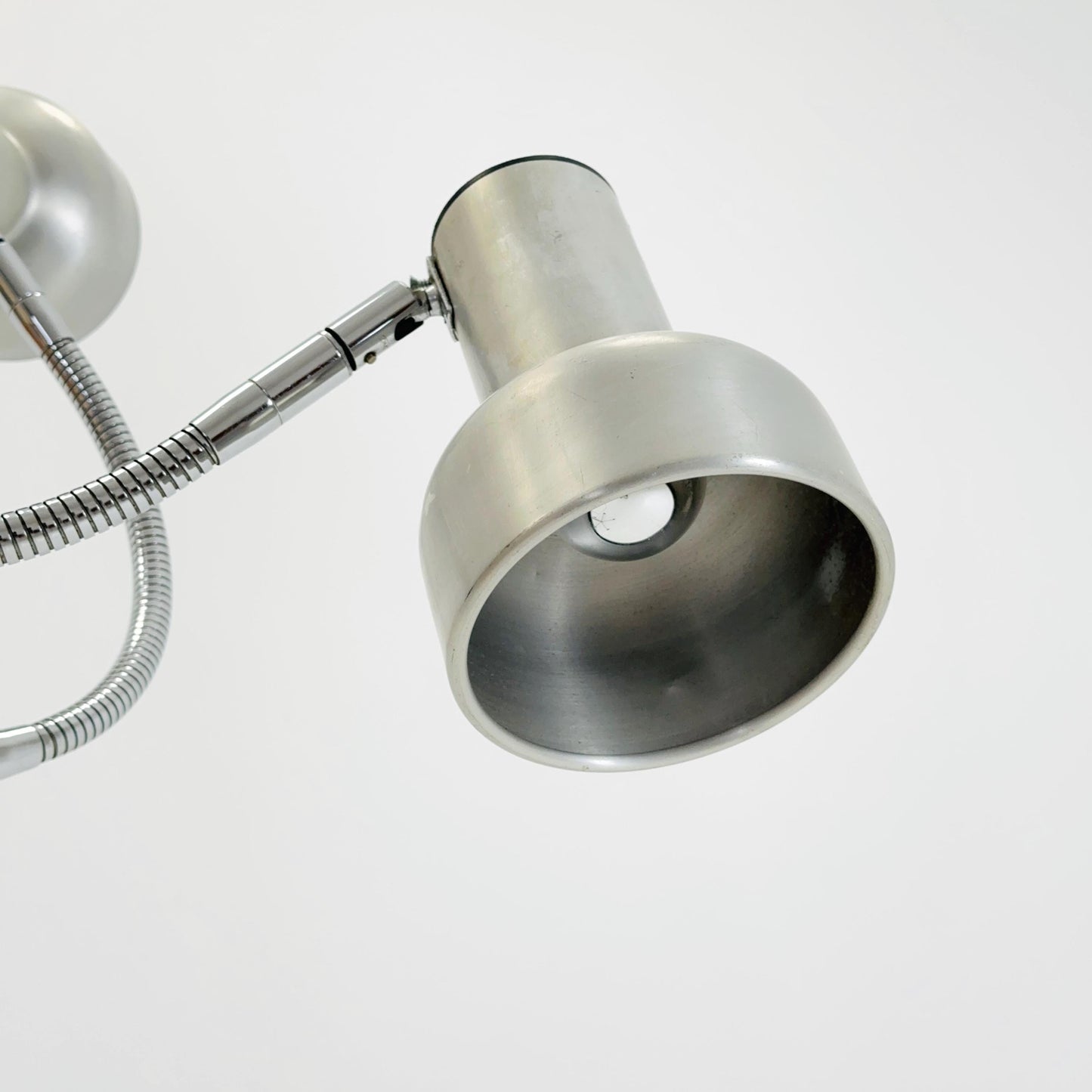 Mid-Century Octopus Industrial Chrome Adjustable Five-Arm Floor Lamp | Space Age 1960s England