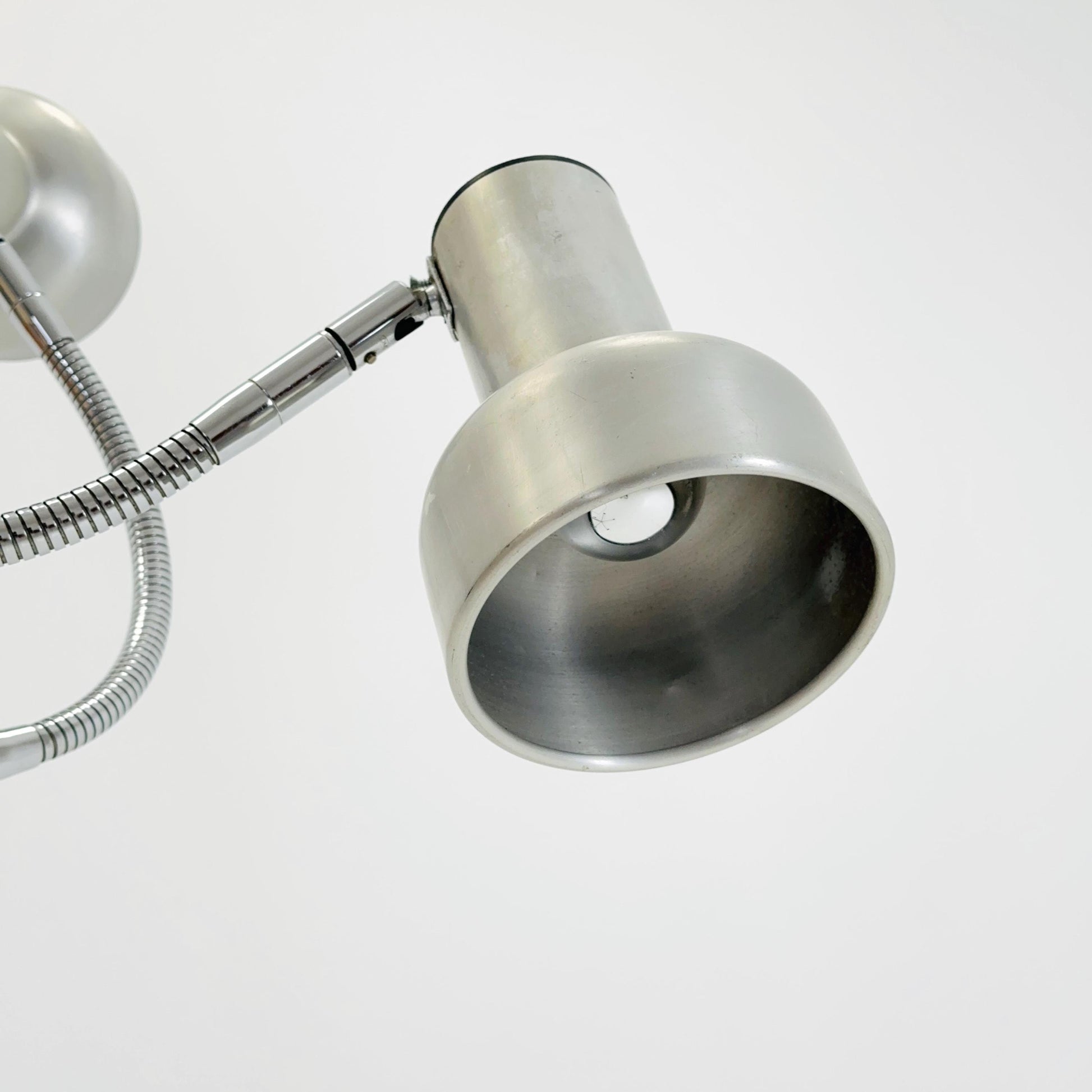 Mid-Century Octopus Industrial Chrome Adjustable Five-Arm Floor Lamp | Space Age 1960s England