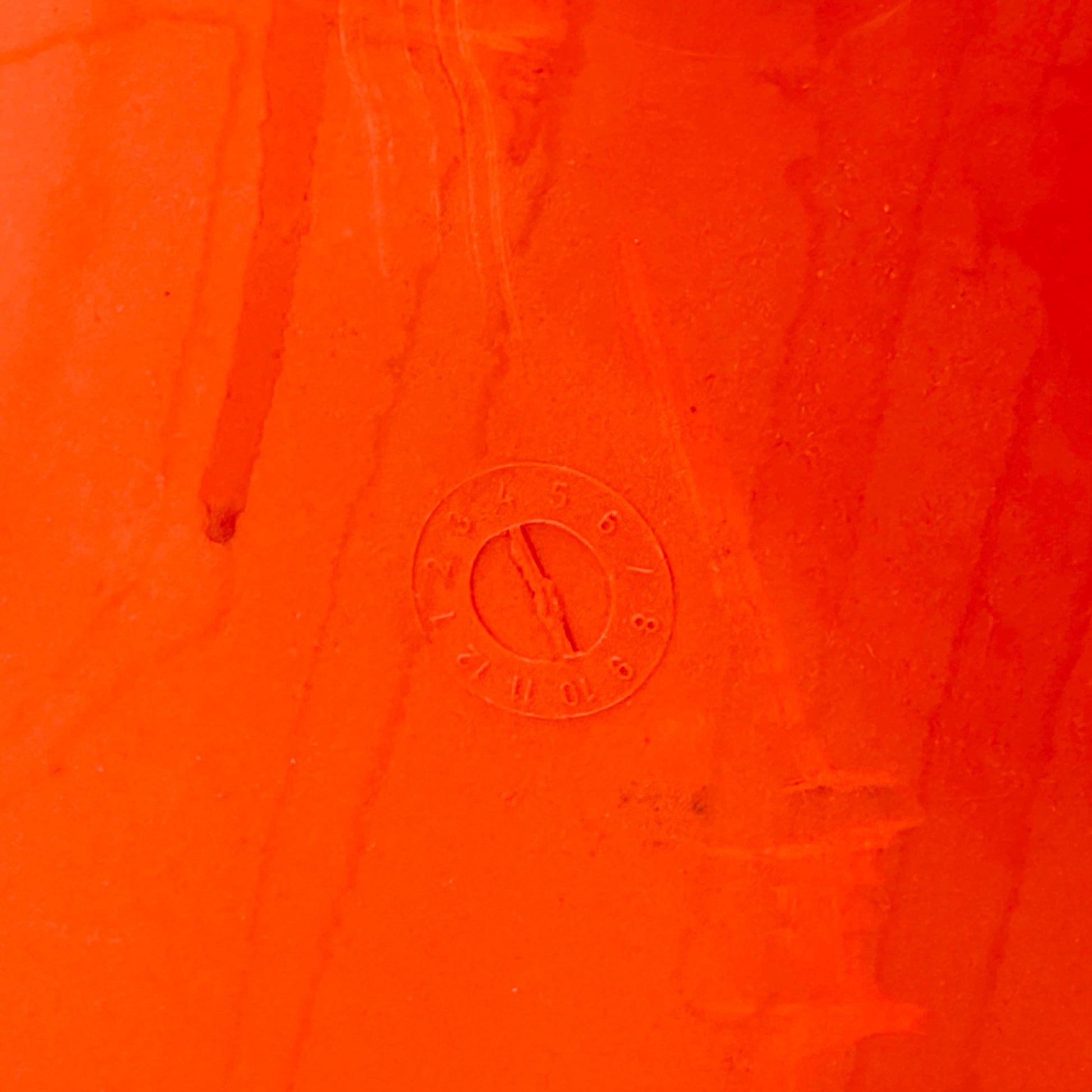 1 of 8 Mid Century Space Age Orange Chair by EKA Möbel, Germany 1970s