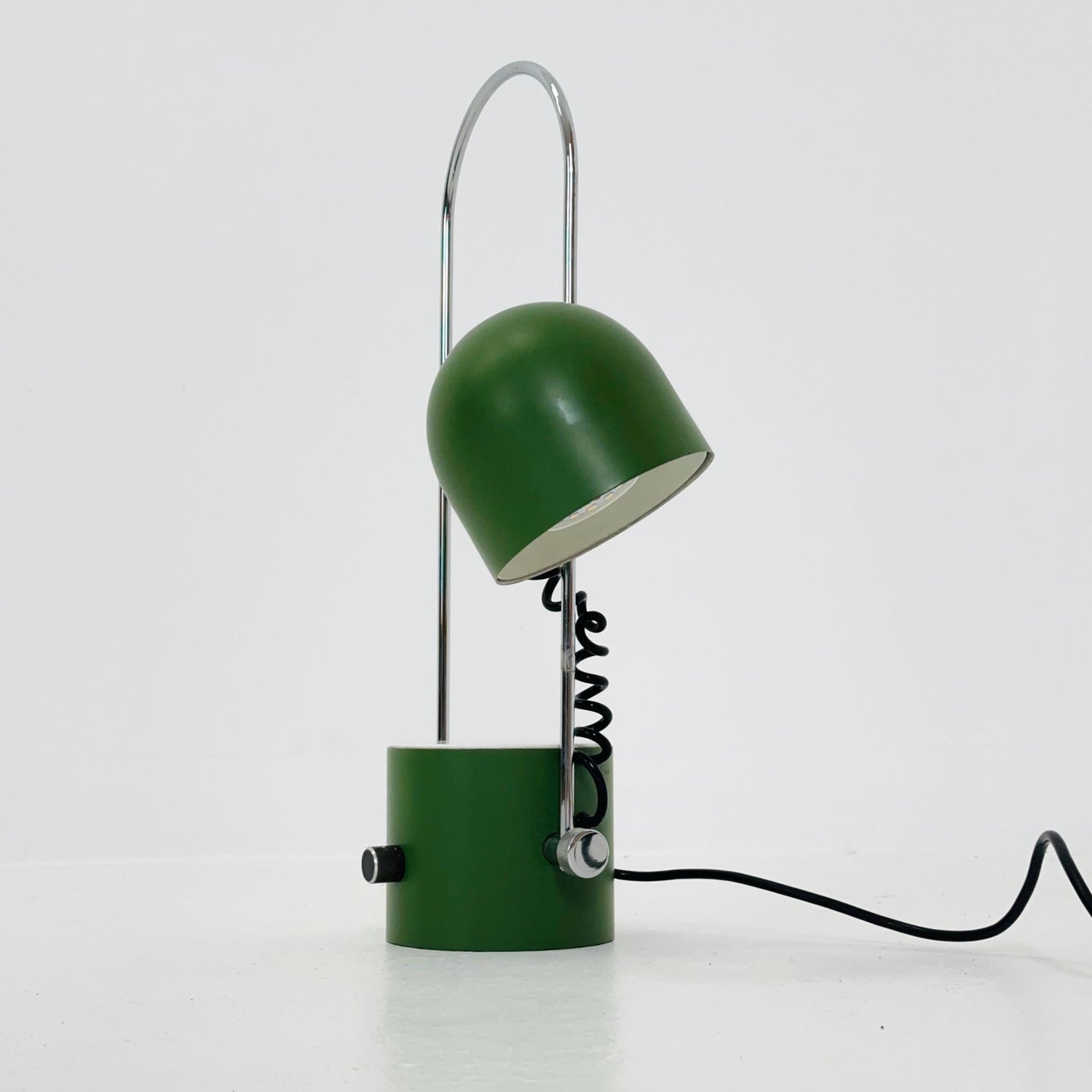 Mid Century Modern Green Table Lamp by Josep Maria Magem for Madom, 1970s Spain
