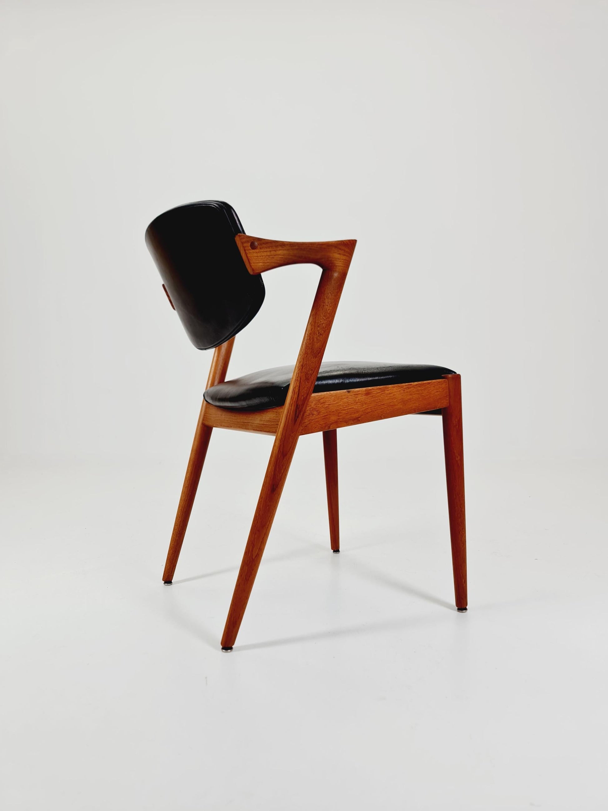 Mid Century Danish dining chair by Kai Kristiansen for Schou Andersen Model 42 - 1960s,