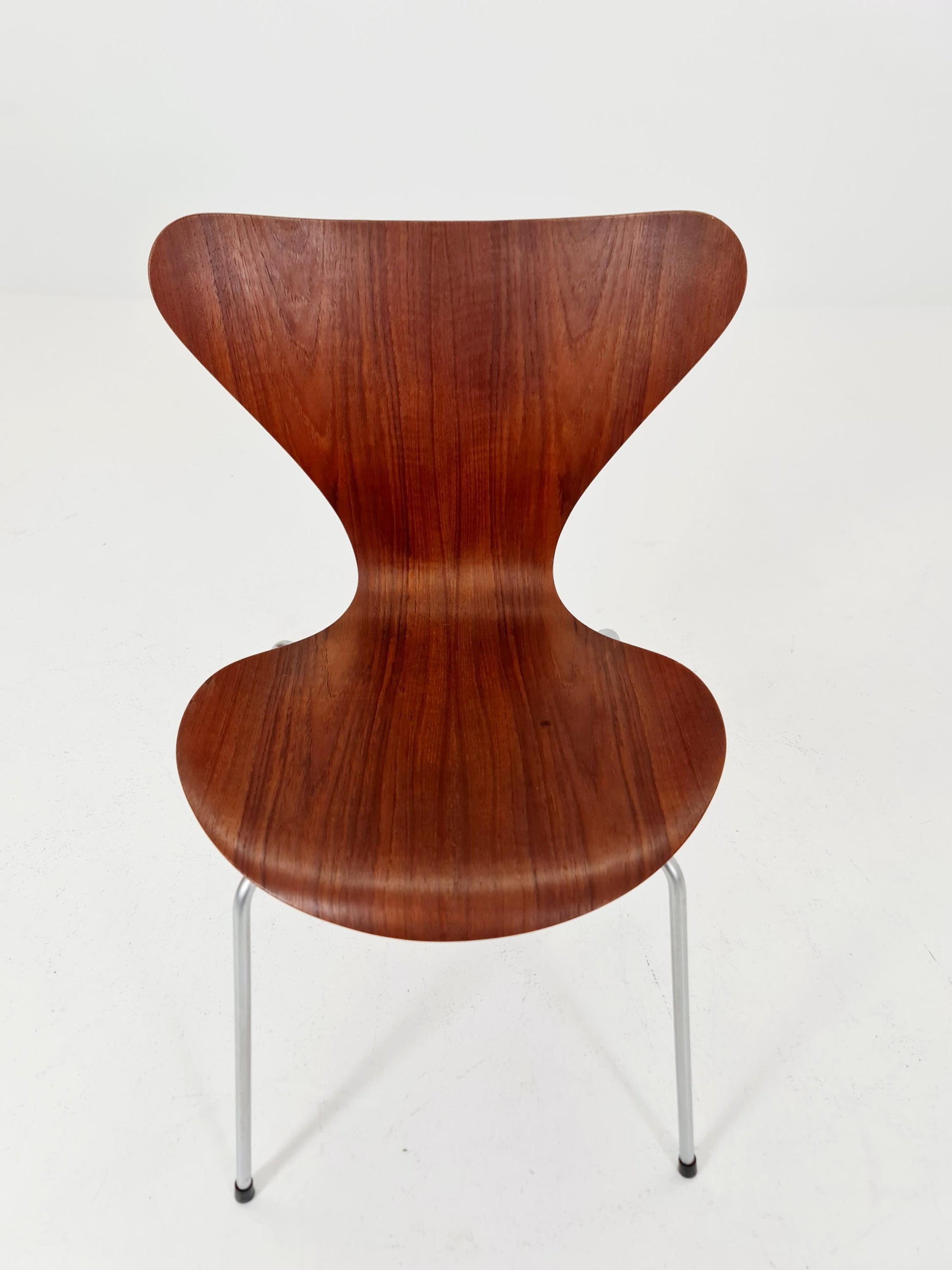 Vintage Teak 3107 Dining Chairs by Arne Jacobsen for Fritz Hansen, 1960s,