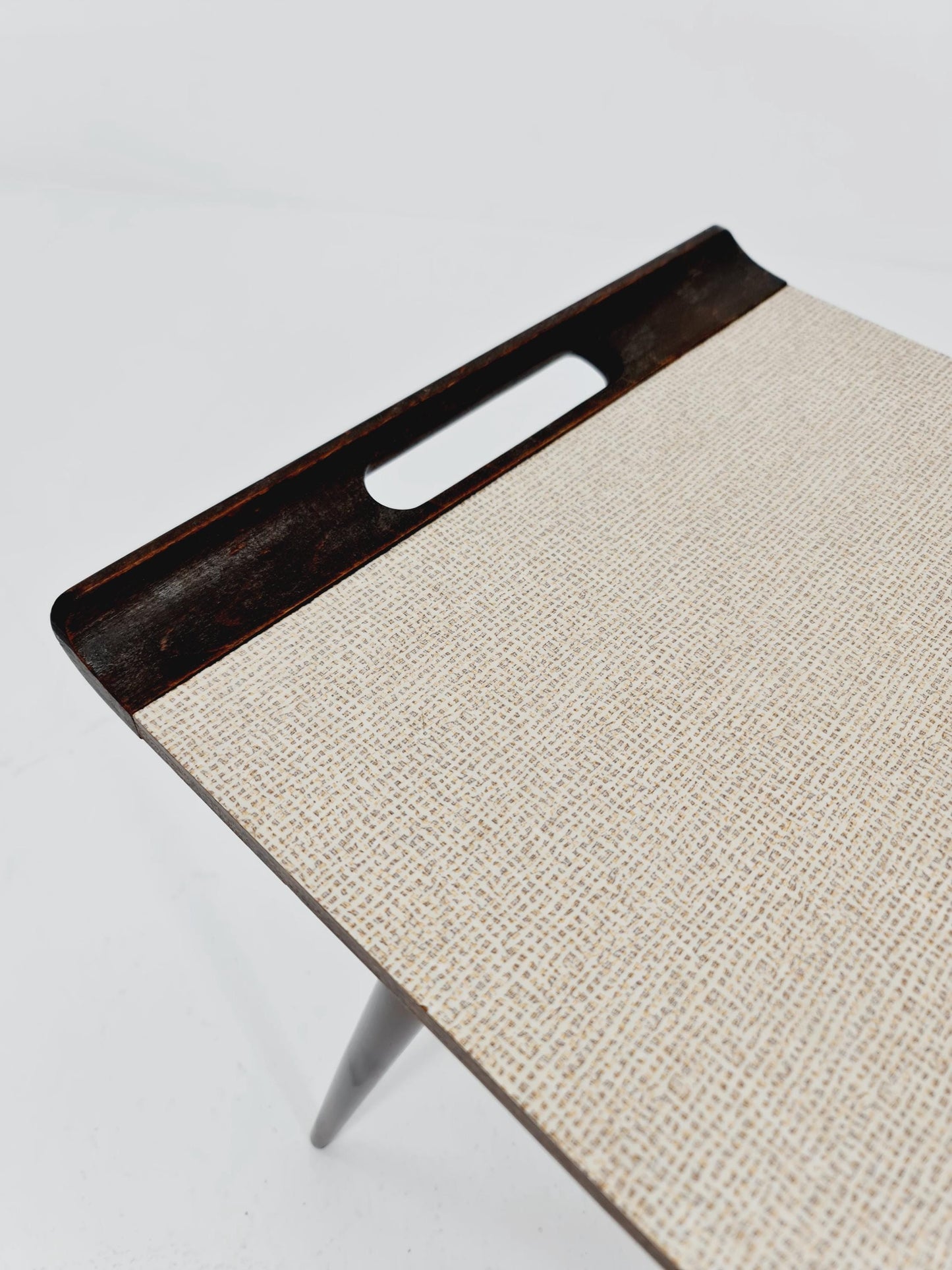 Mid century walnut Side table West Germany 1970s