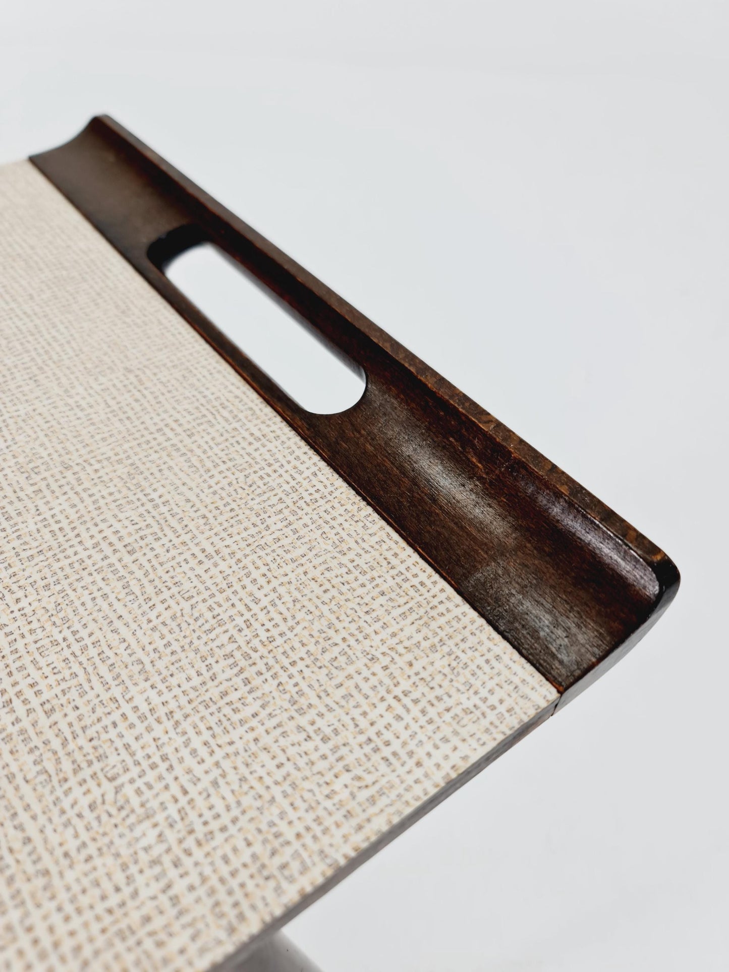 Mid century walnut Side table West Germany 1970s