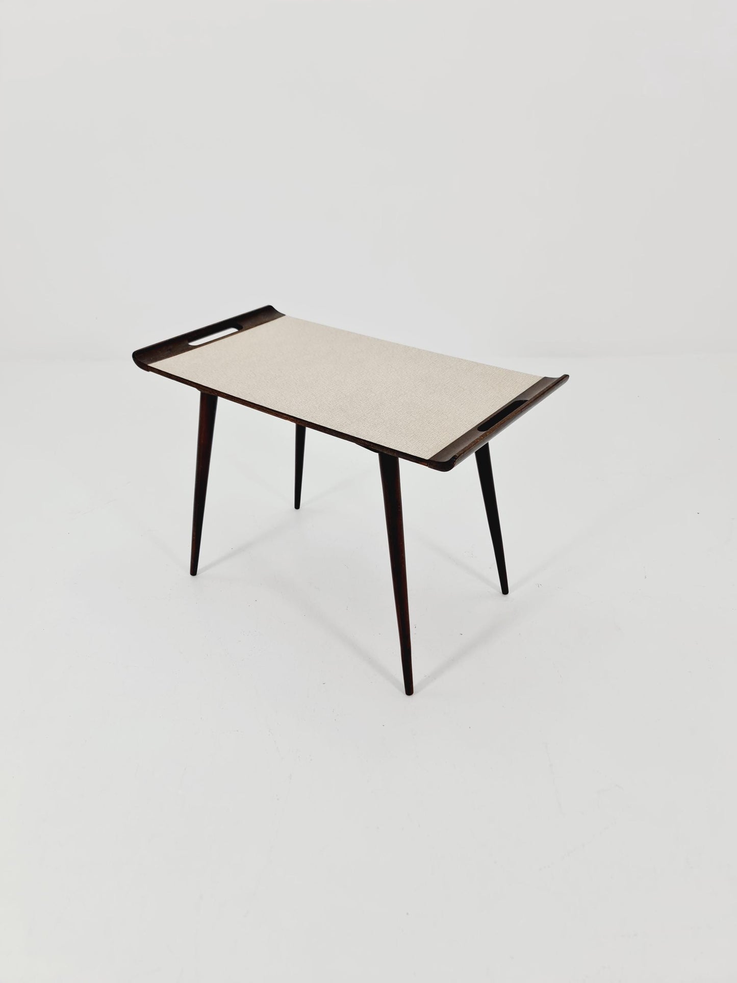 Mid century walnut Side table West Germany 1970s