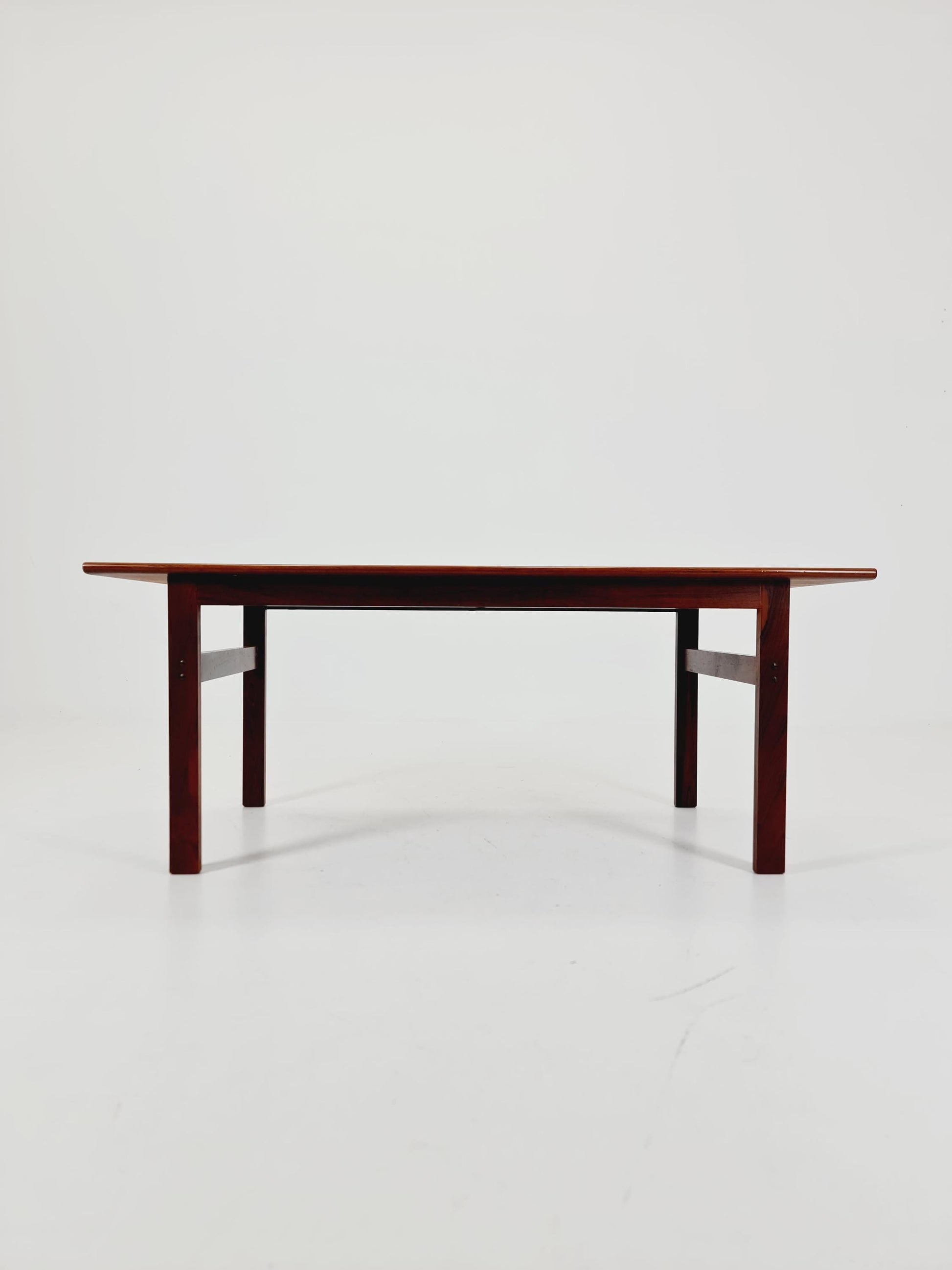 Danish Rosewood Coffee Table by lllum Wikkelso for Niles Eilersen , 1960s