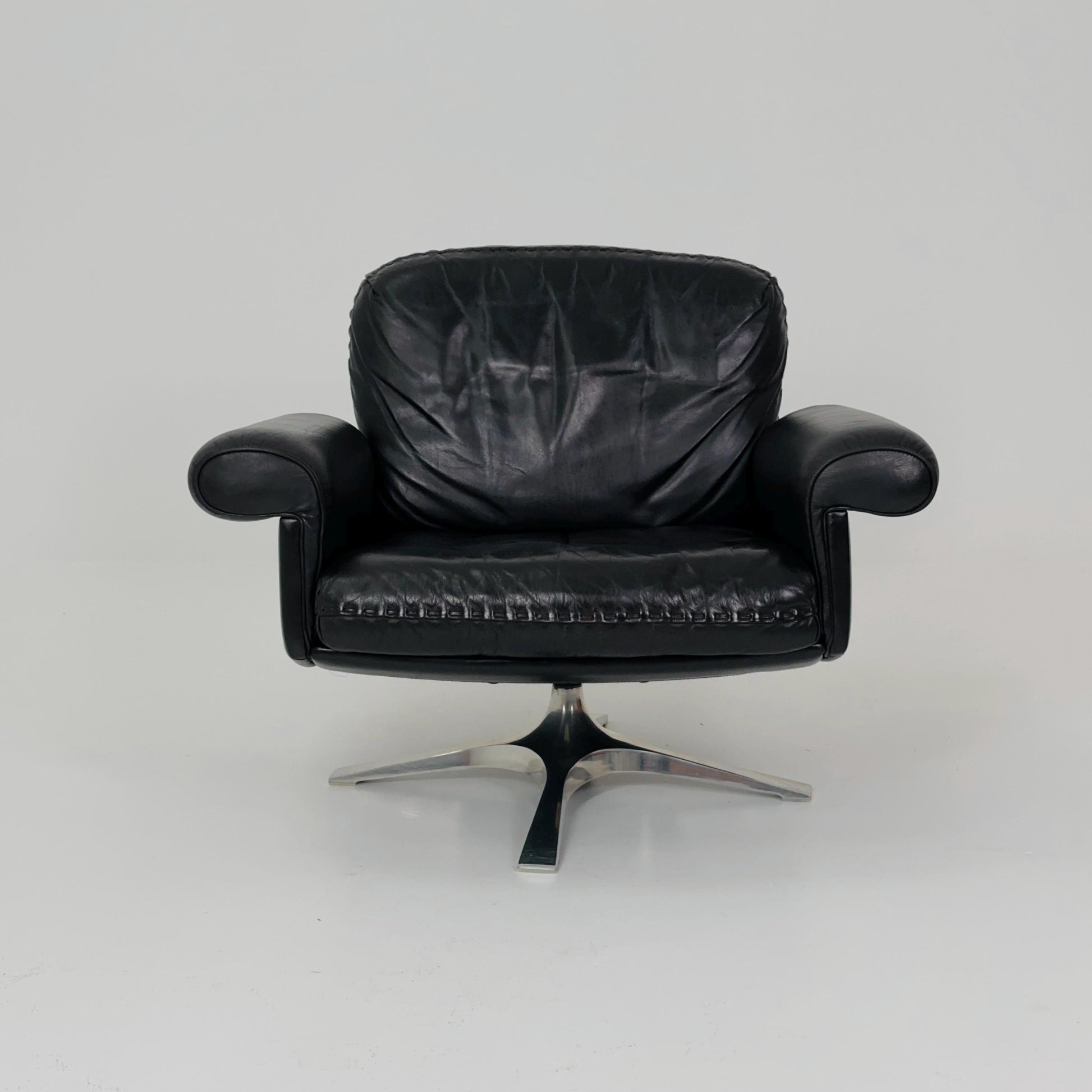Mid Century De Sede "DS-31" armchair in chocolate brown, Switzerland 1970s