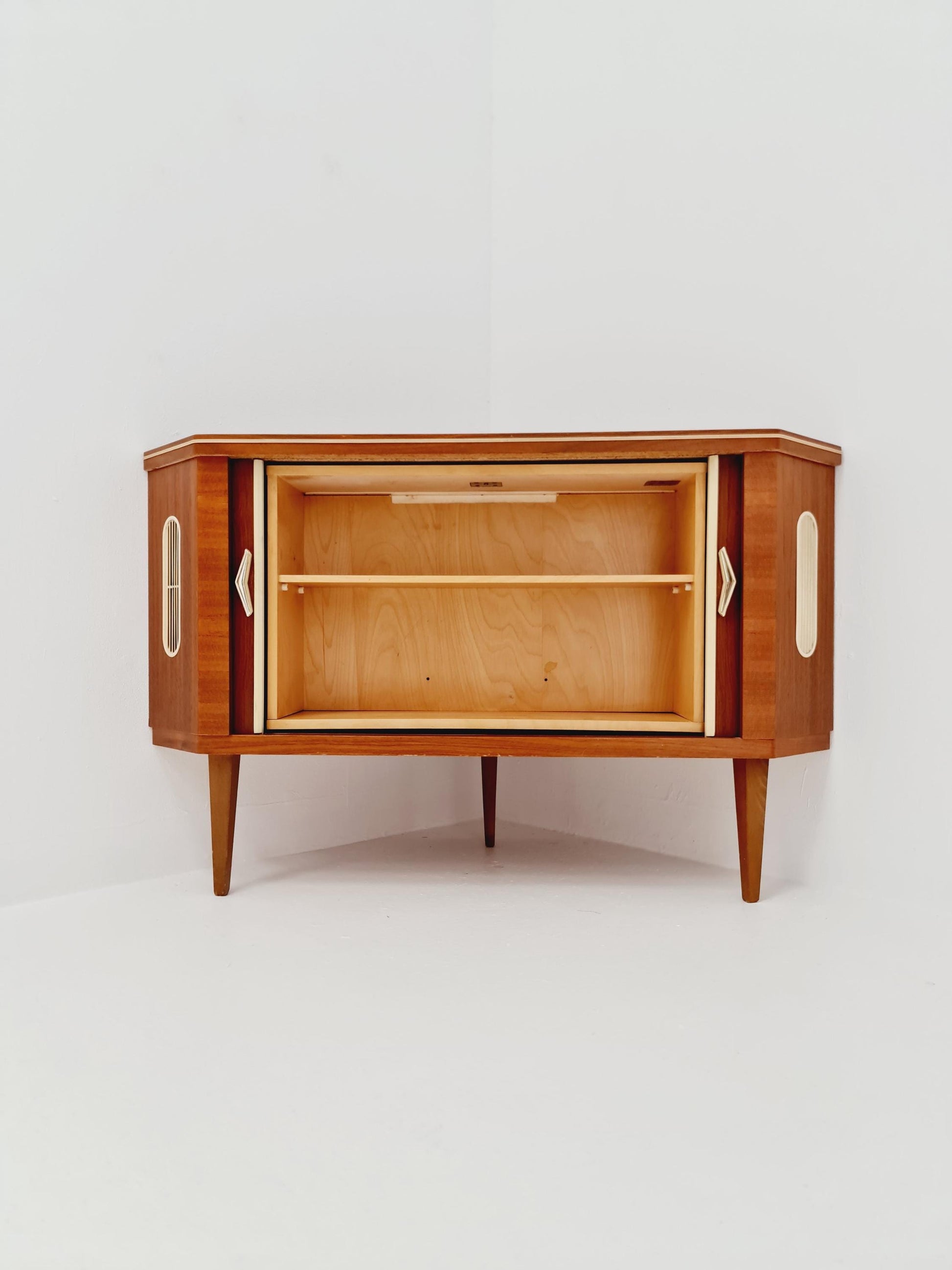 Rare Mid century Corner German bar/ sideboard, 1950s