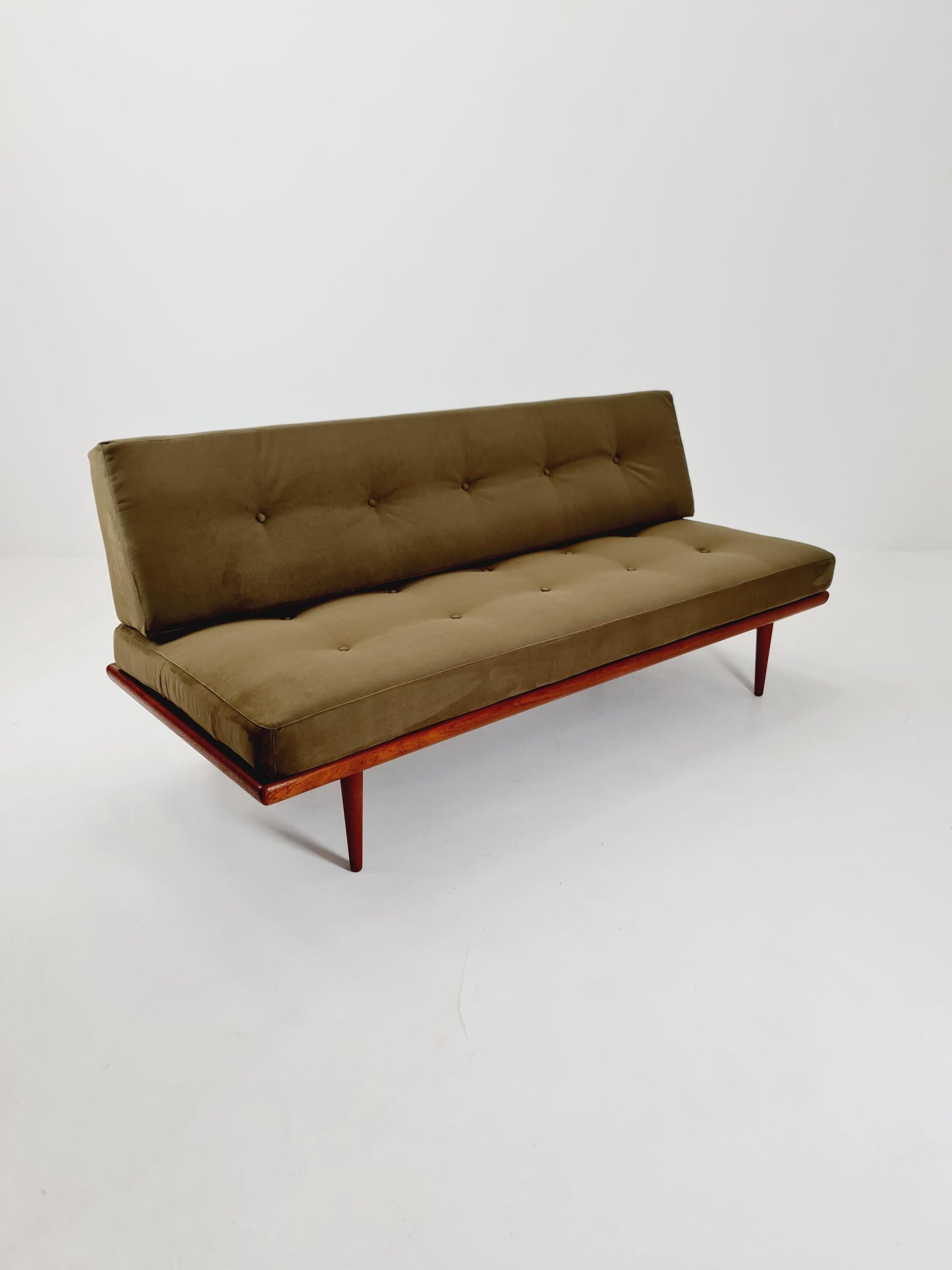 Midcentury Danish Daybed Teak wood by Peter Hvidt ,Orla Molgaard for France &Son Denmark ,1950s