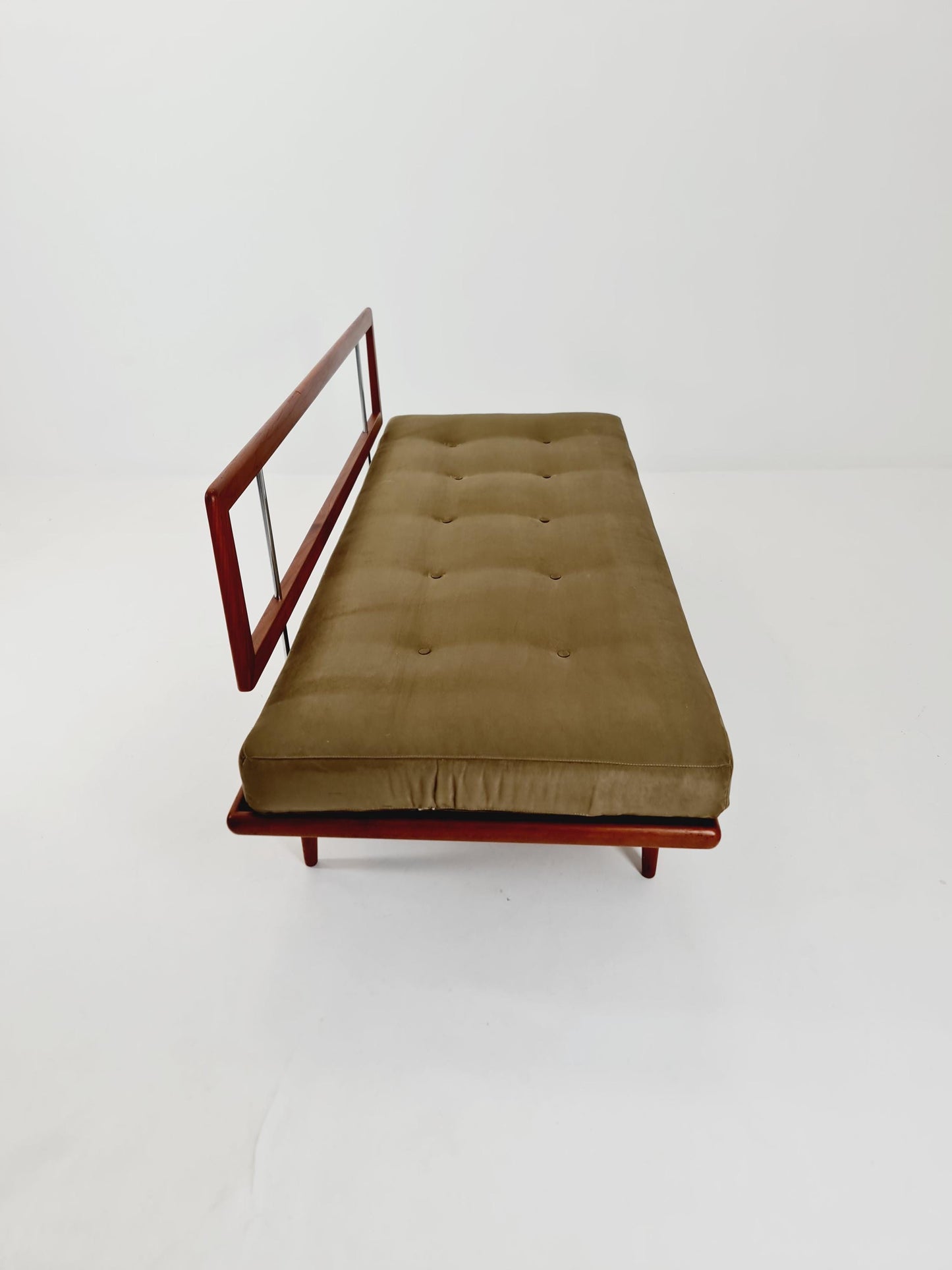 Midcentury Danish Daybed Teak wood by Peter Hvidt ,Orla Molgaard for France &Son Denmark ,1950s