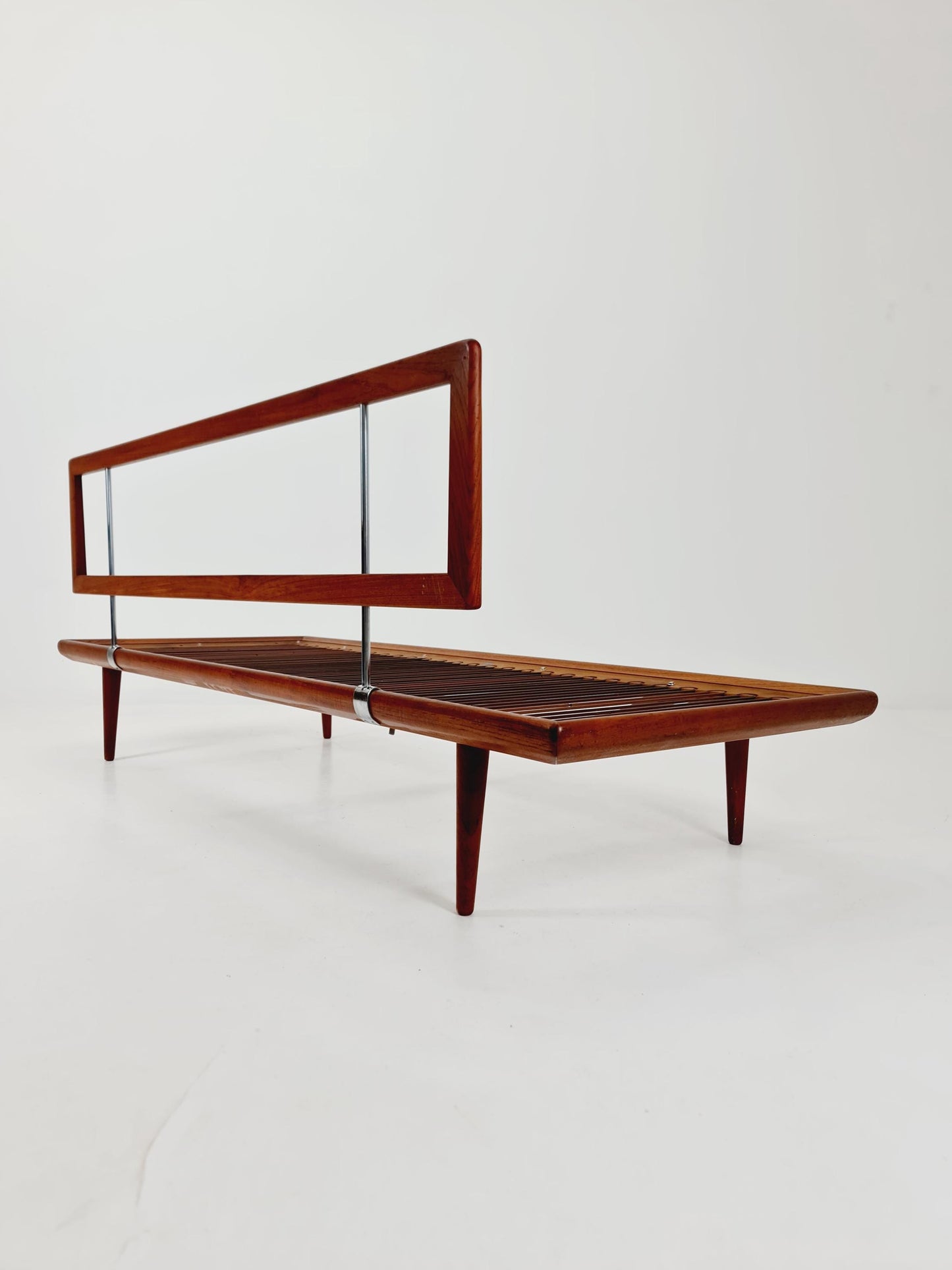 Midcentury Danish Daybed Teak wood by Peter Hvidt ,Orla Molgaard for France &Son Denmark ,1950s
