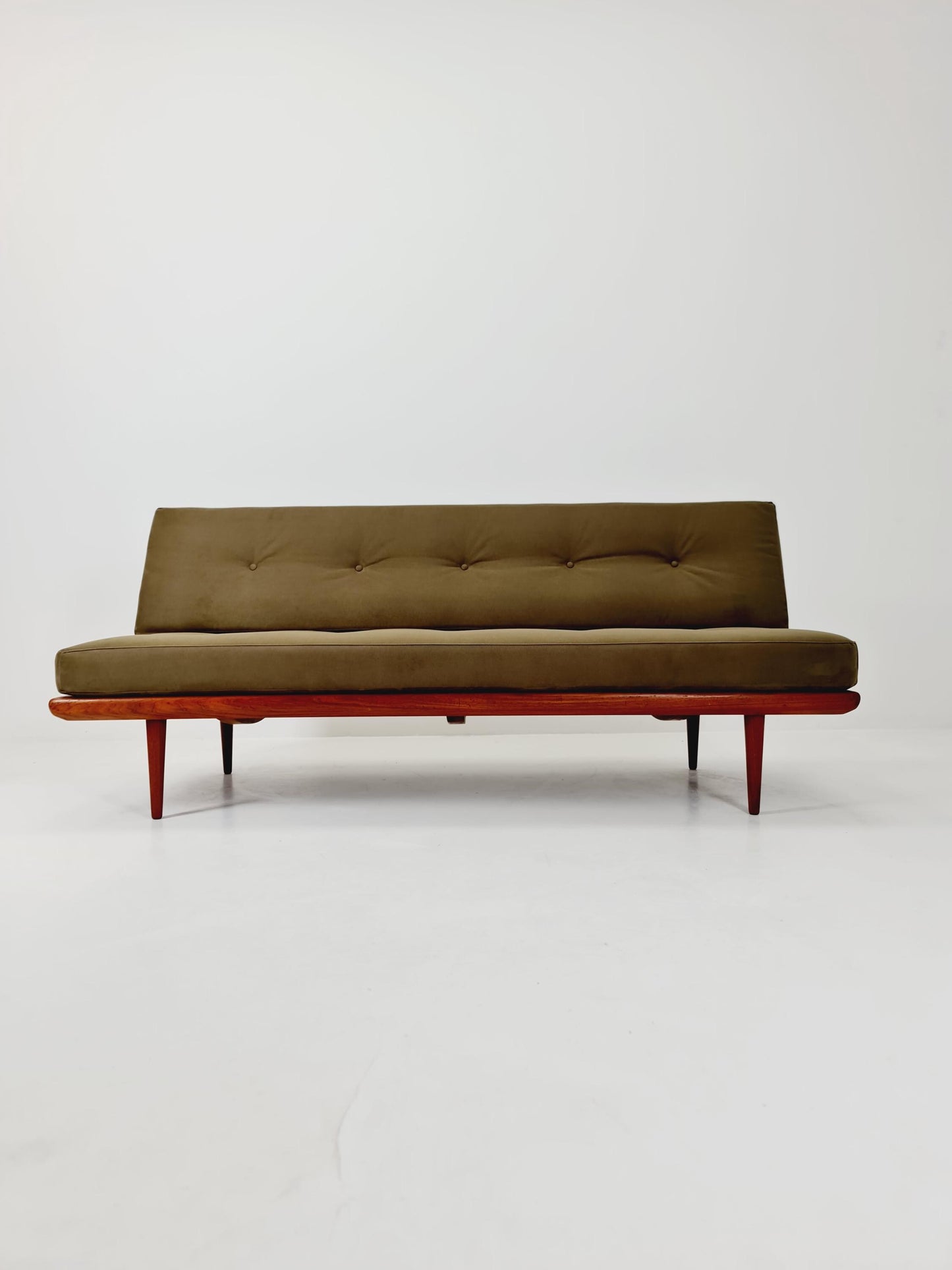Midcentury Danish Daybed Teak wood by Peter Hvidt ,Orla Molgaard for France &Son Denmark ,1950s