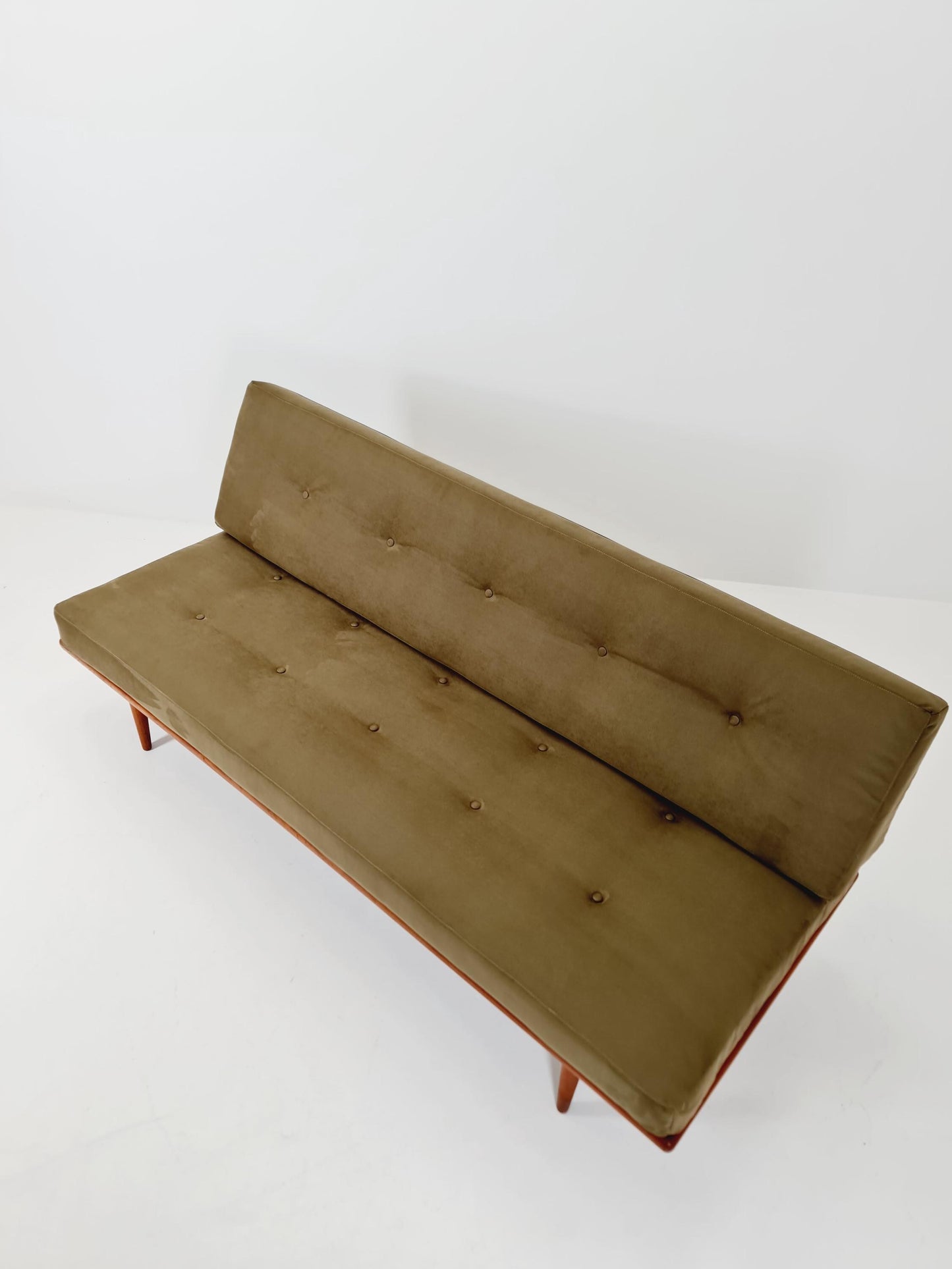 Midcentury Danish Daybed Teak wood by Peter Hvidt ,Orla Molgaard for France &Son Denmark ,1950s