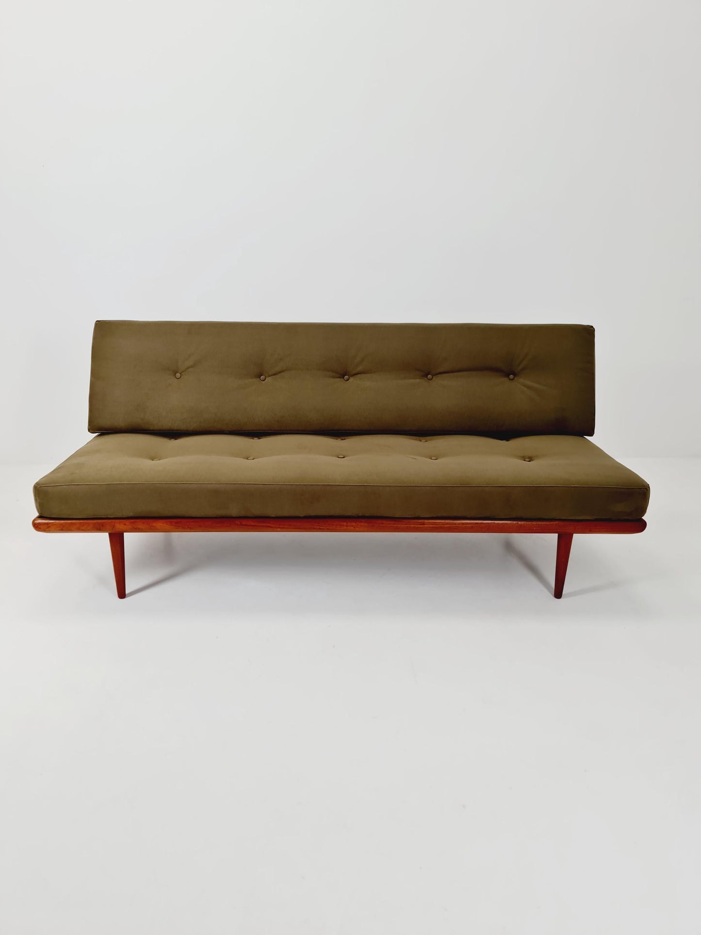 Midcentury Danish Daybed Teak wood by Peter Hvidt ,Orla Molgaard for France &Son Denmark ,1950s