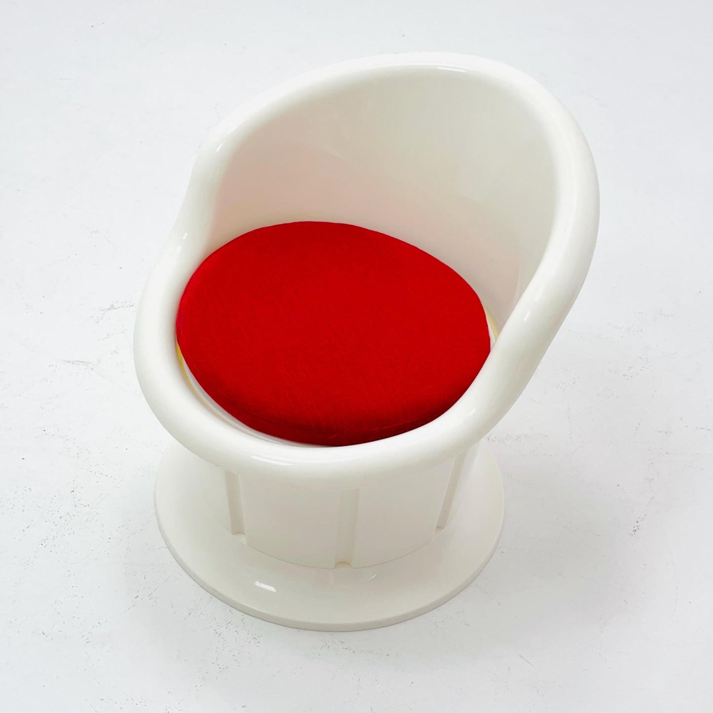 Vintage IKEA Popptorp Armchair – 1990s Swedish Design by Karin & Magnus Högberg, Red Cushion Lounge Chair