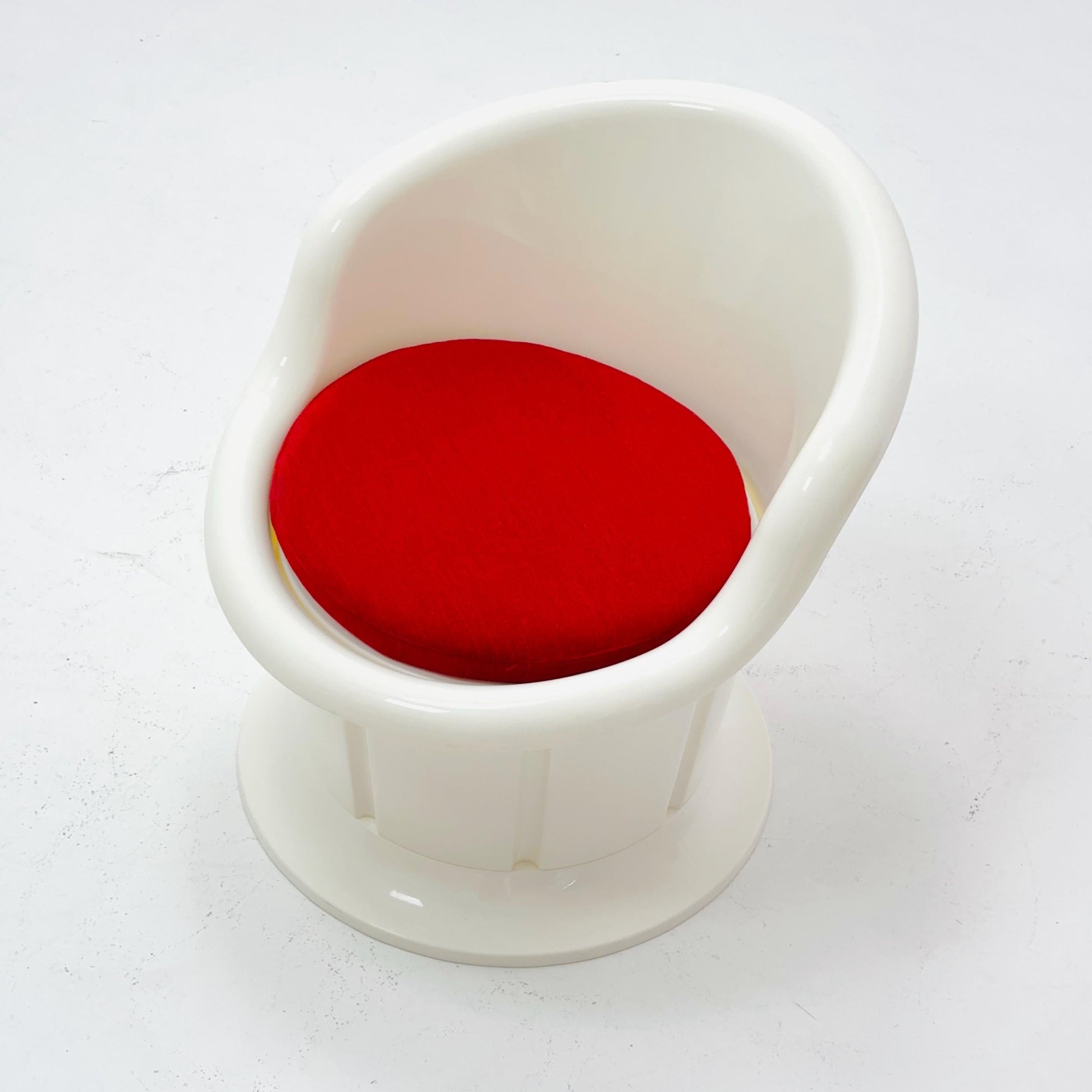 Vintage IKEA Popptorp Armchair – 1990s Swedish Design by Karin & Magnus Högberg, Red Cushion Lounge Chair