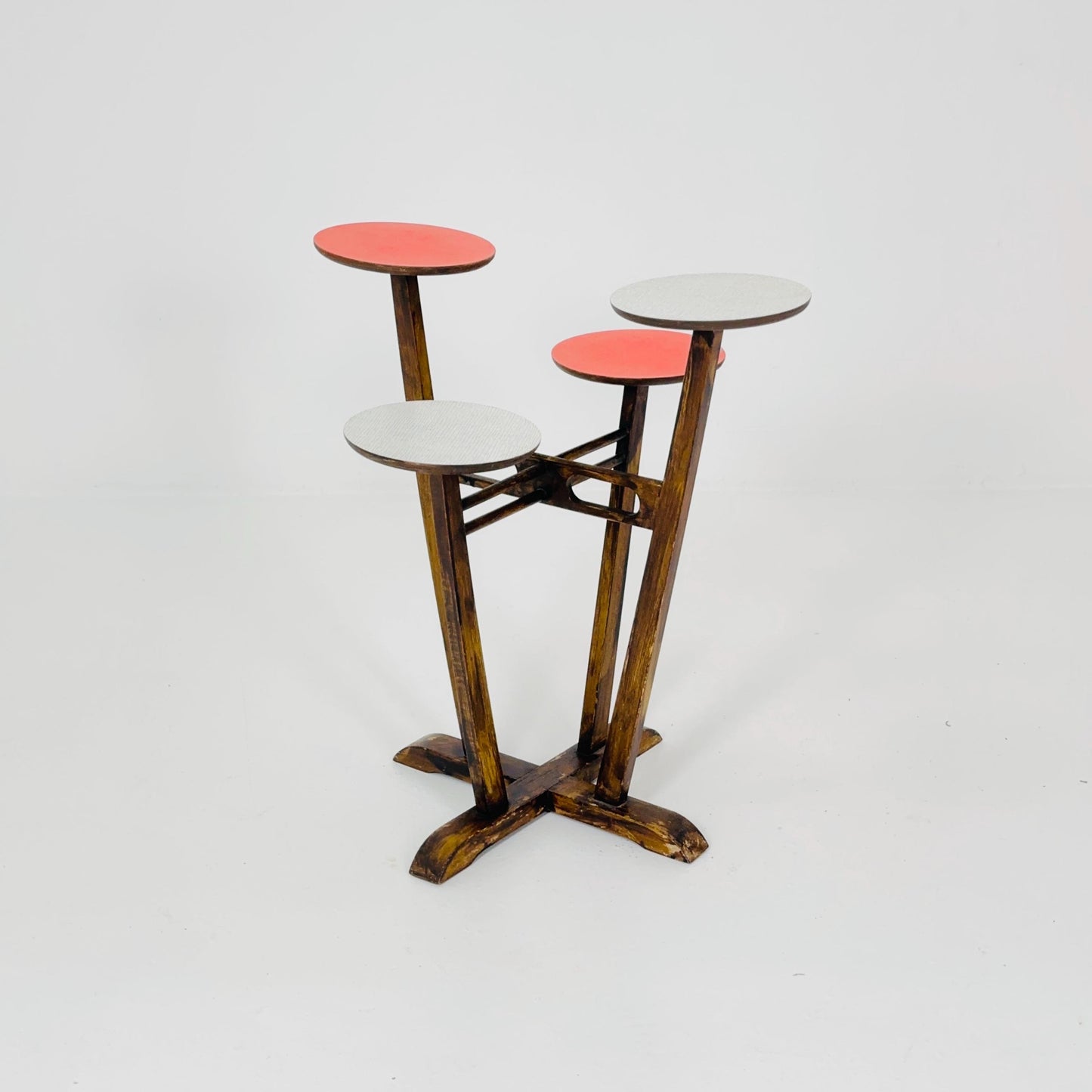 German Mid-Century Plant Stand/flower table in Atomic Design ,Multilevel 1960s