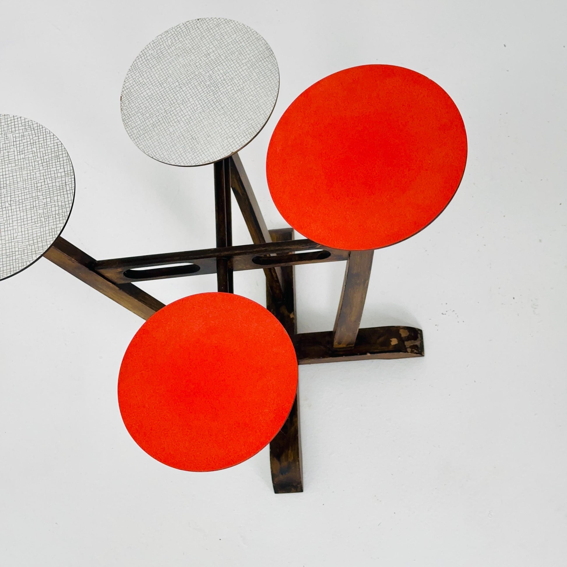 German Mid-Century Plant Stand/flower table in Atomic Design ,Multilevel 1960s