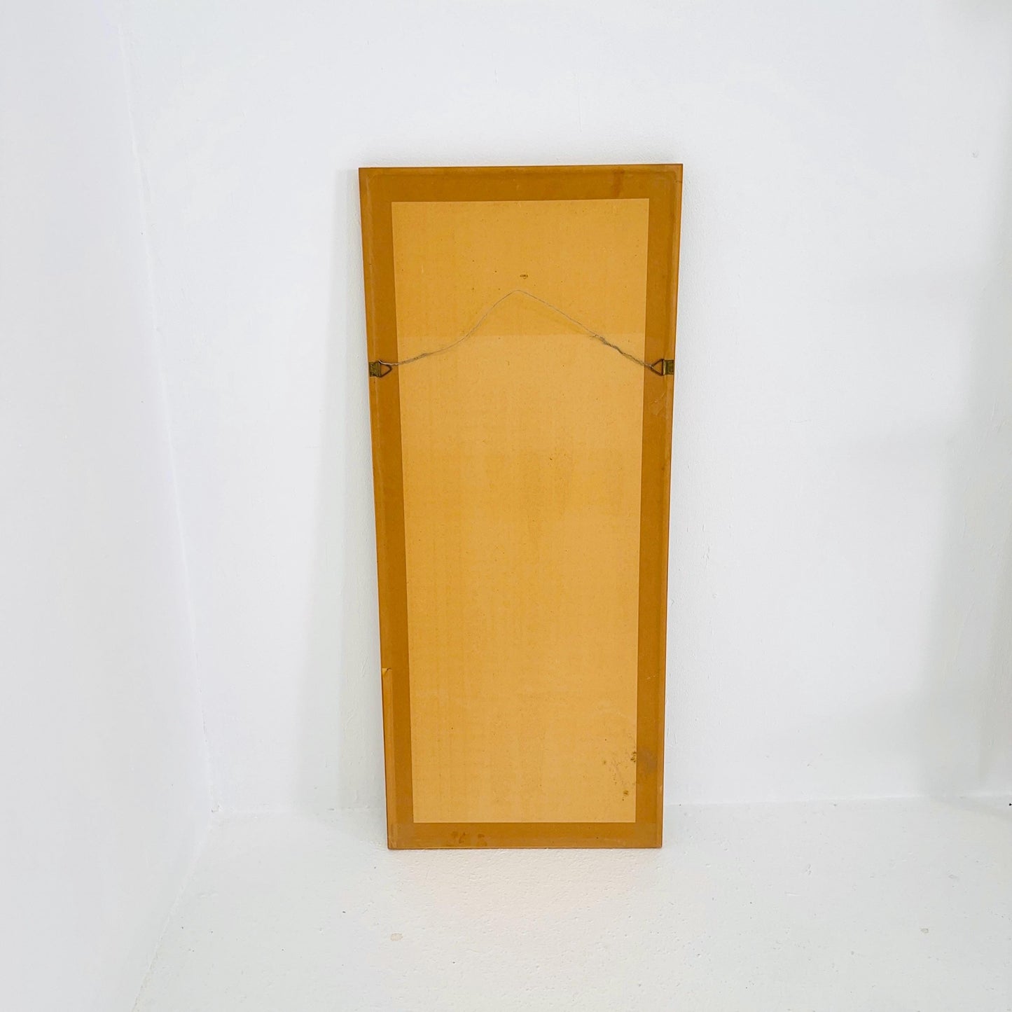 Oak Swedish mid-century Modern wall-mounted mirror By G&T Sweden 1960s