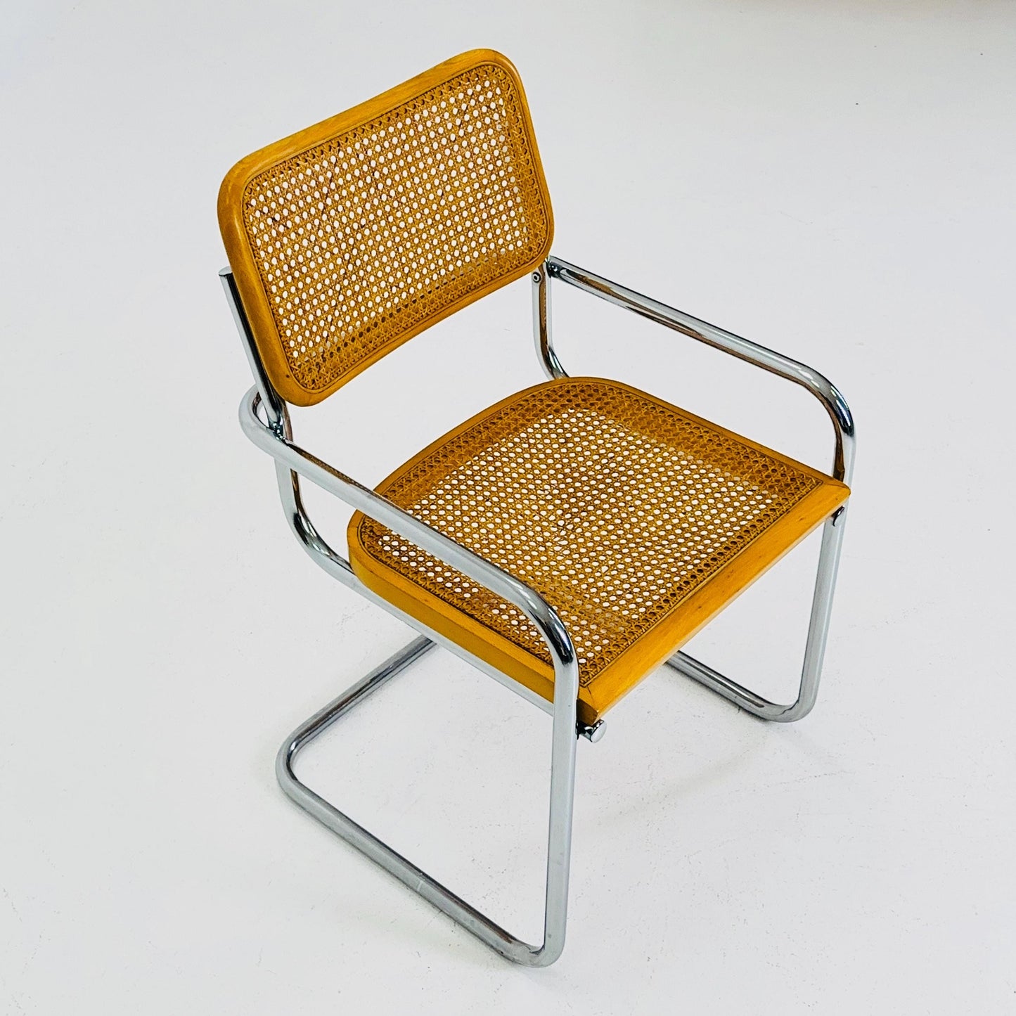 Mid century Cesca ArmChair designed by Marcel Breuer, 1970s Italy