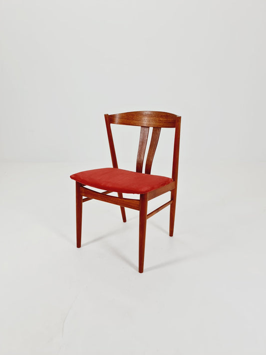 Mid Century Danish Teak dining chair by Carl Ewent Ekstrom , 1960s,
