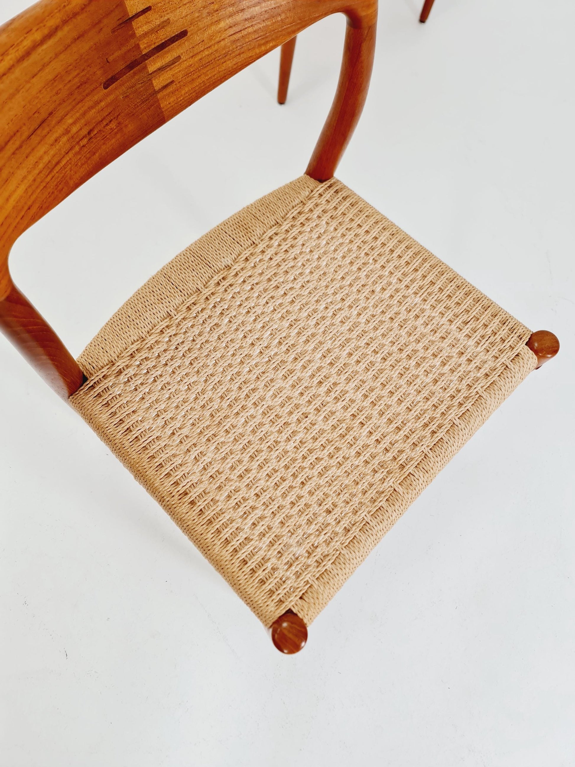 Rare MidCentury Danish Teak Dining Chairs Johannes Andersen for Uldum , 1960s, set of 6