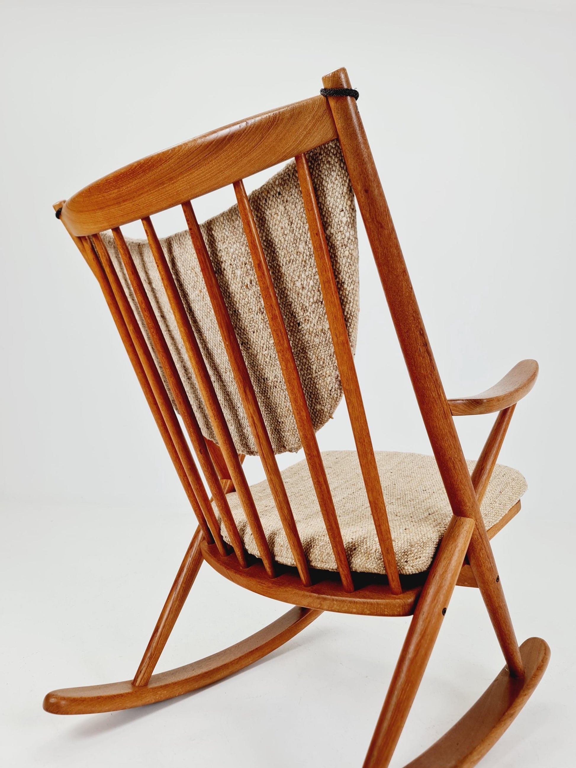 Danish teak Rocking Chair by Frank Reenskaug for Bramin, 1960s