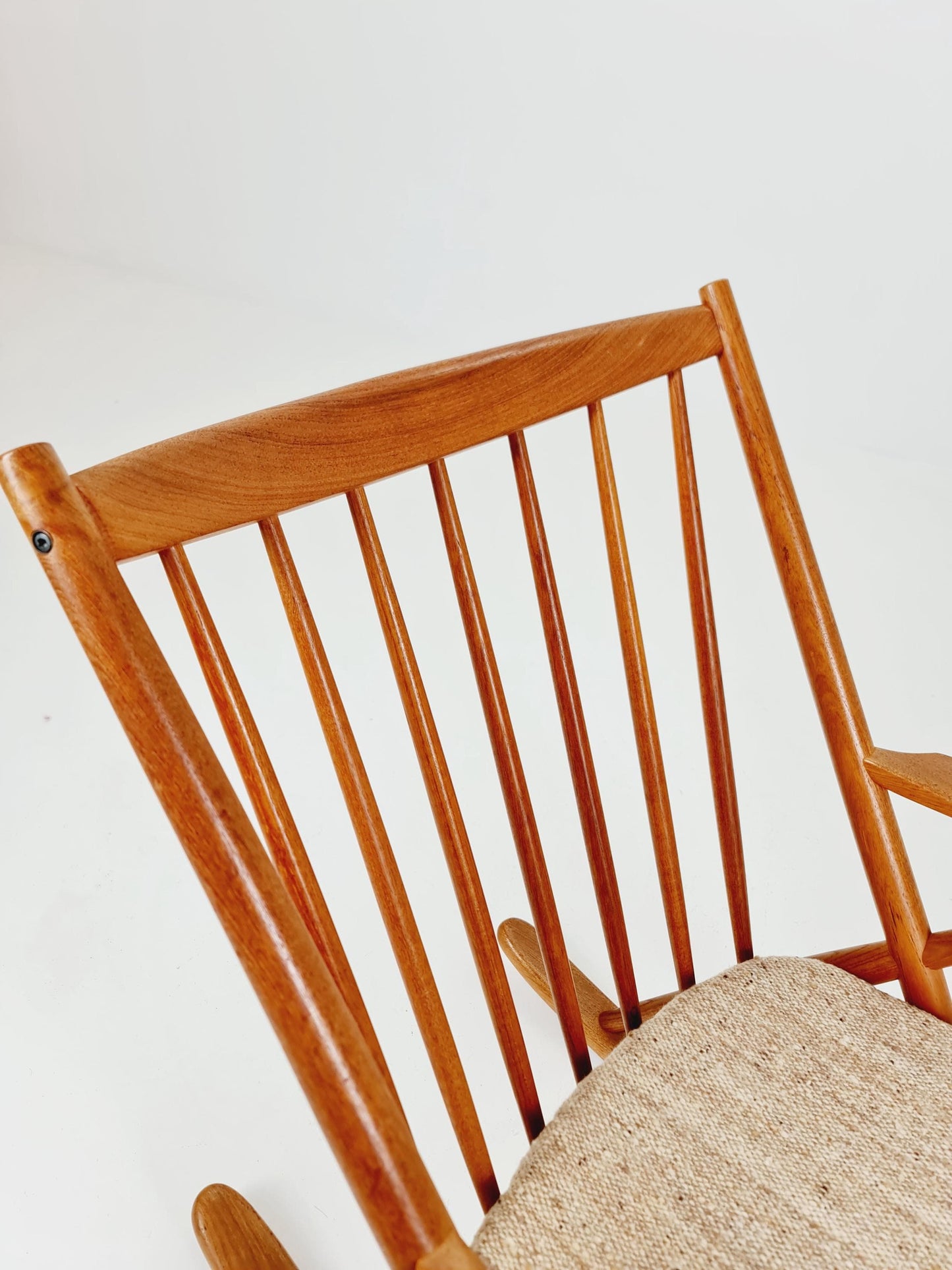 Danish teak Rocking Chair by Frank Reenskaug for Bramin, 1960s