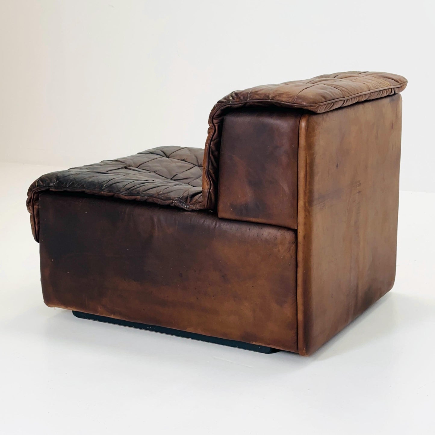 1 of 5 Mid Century DS11 Modular Patchwork Leather lounge chair by De Sede, Switzerland, 1970s