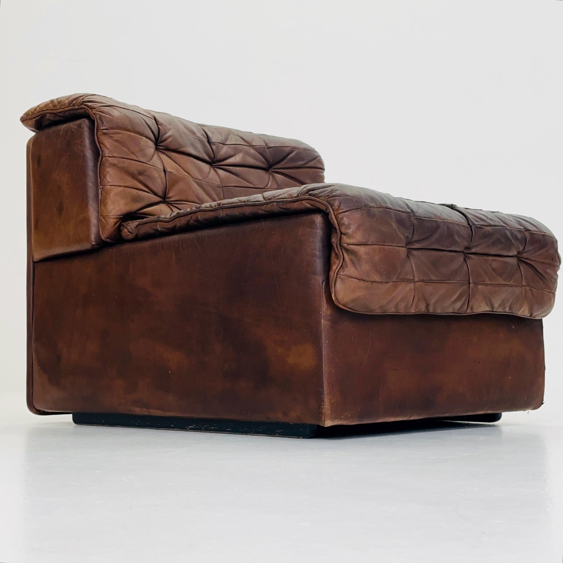1 of 5 Mid Century DS11 Modular Patchwork Leather lounge chair by De Sede, Switzerland, 1970s