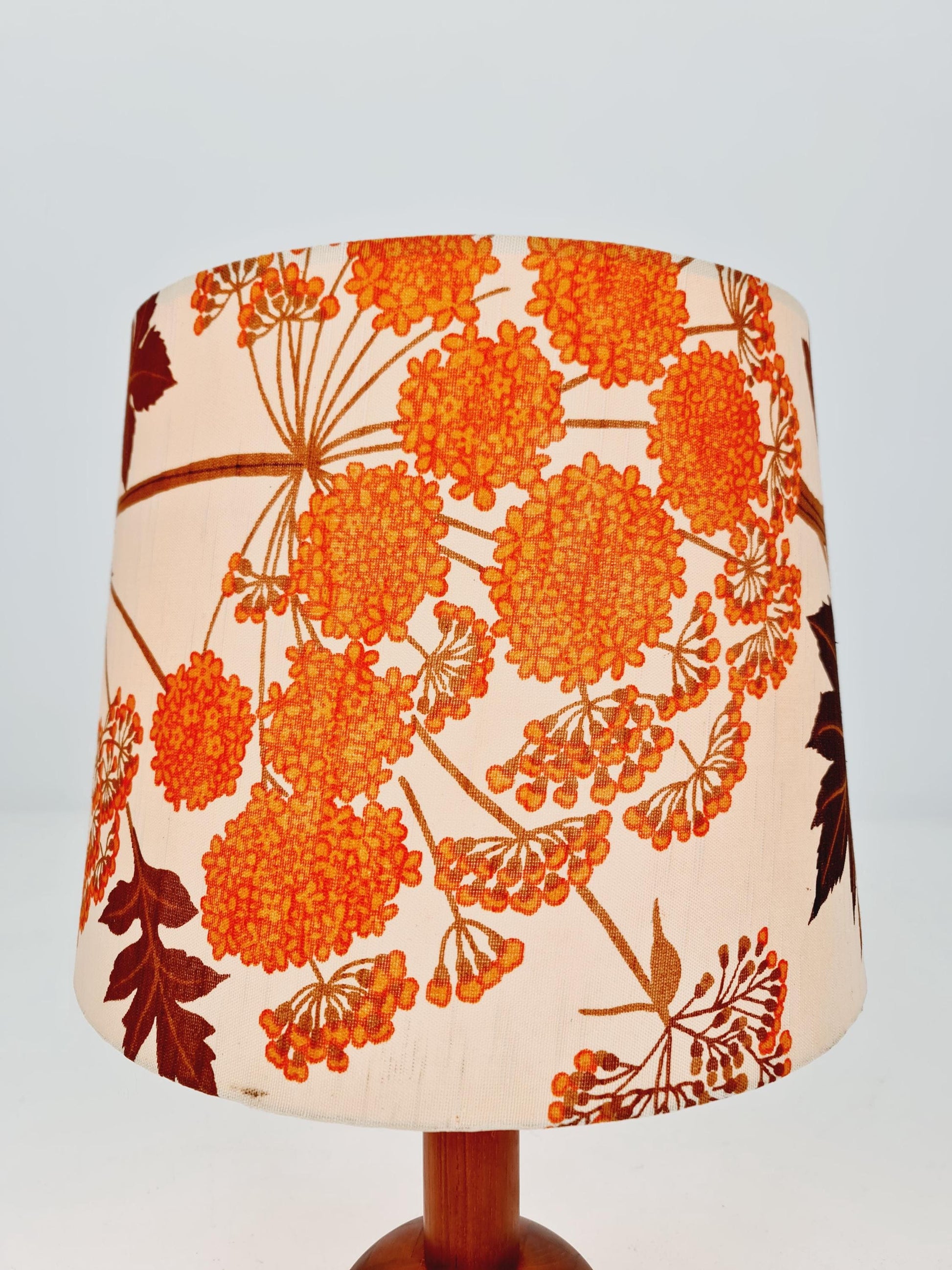 Mid century solid teak table lamp by Domus,1960s